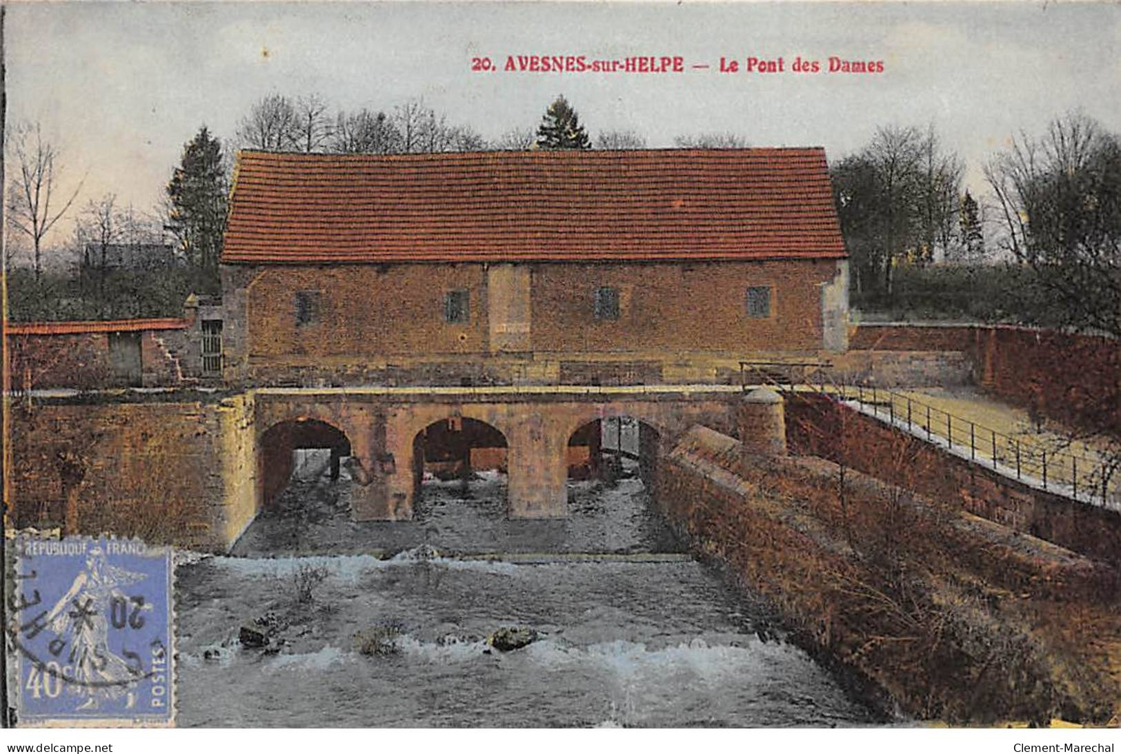 AVESNES SUR HELPE - Le Pont Des Dames - Très Bon état - Avesnes Sur Helpe