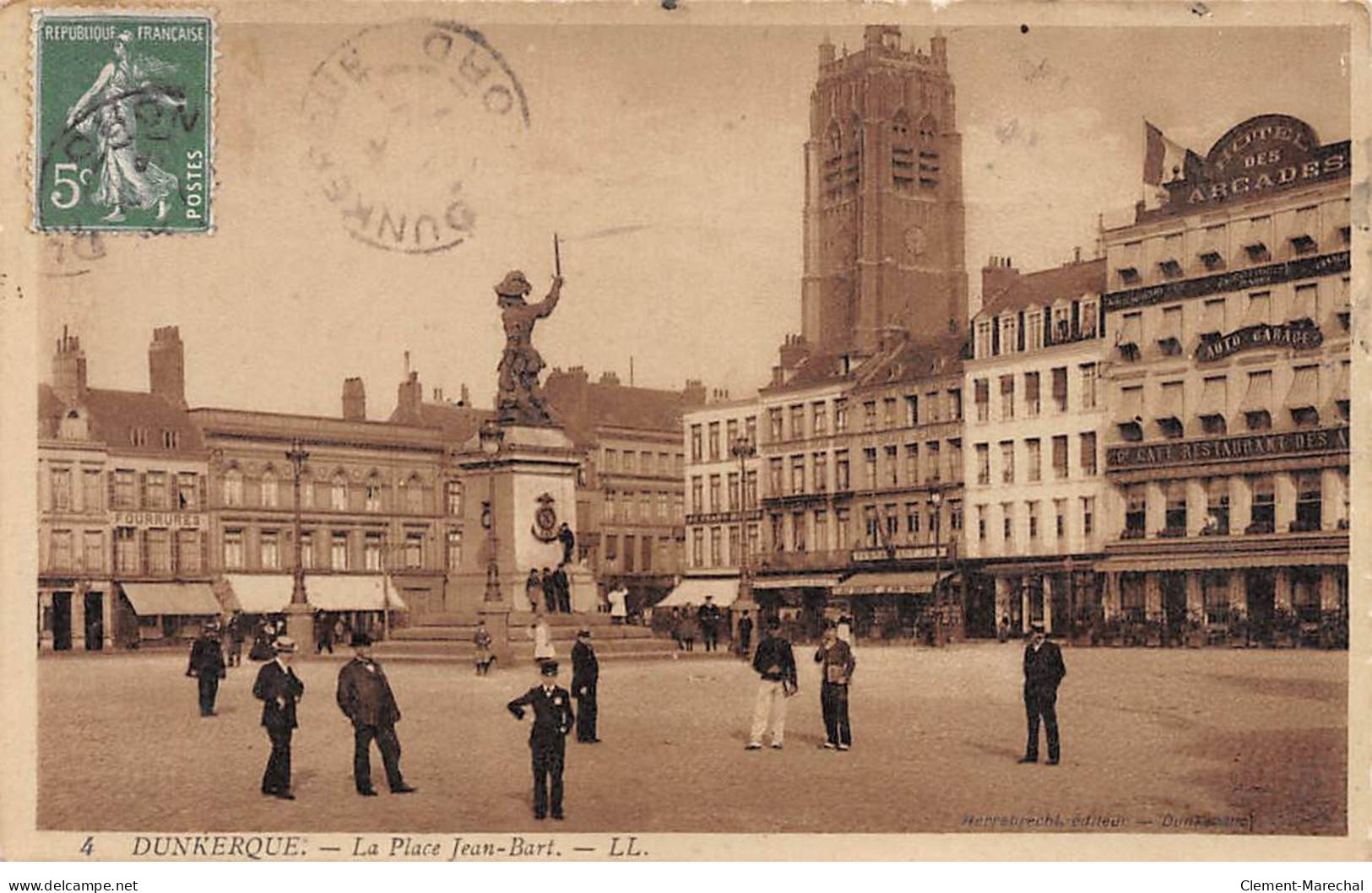 DUNKERQUE - La Place Jean Bart - Très Bon état - Dunkerque