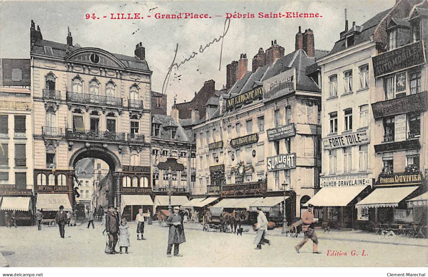 LILLE - Grand Place - Débris Saint Etienne - Très Bon état - Lille