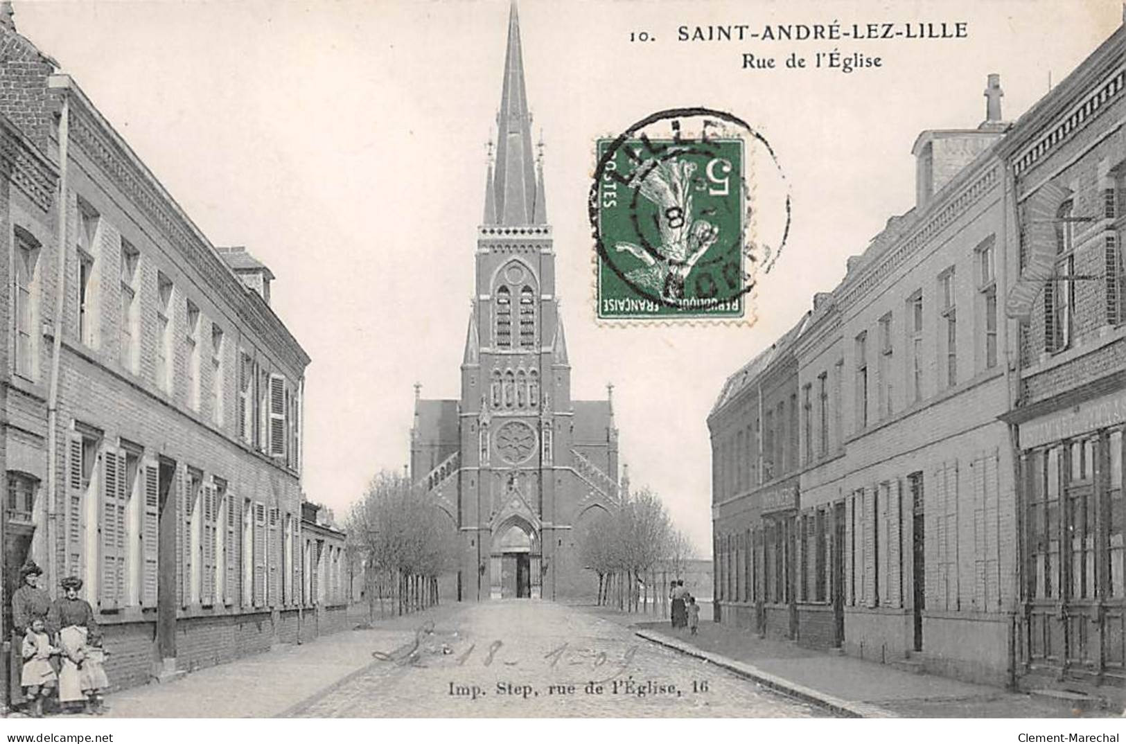 SAINT ANDRE LEZ LILLE - Rue De L'Eglise - Très Bon état - Autres & Non Classés