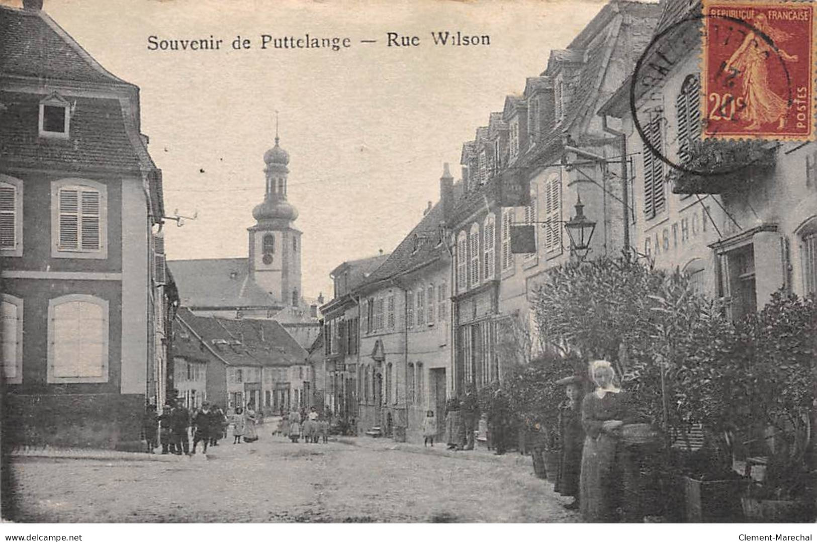 Souvenir De PUTTELANGE - Rue Wilson - état - Puttelange