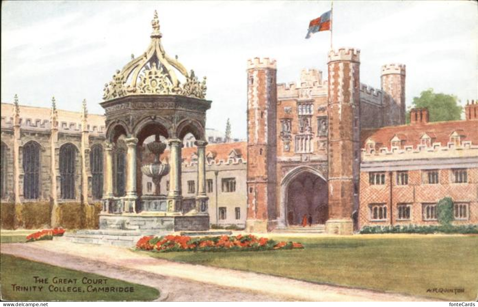 11111346 Cambridge Cambridgeshire Great Court Trinity College Cambridge - Autres & Non Classés