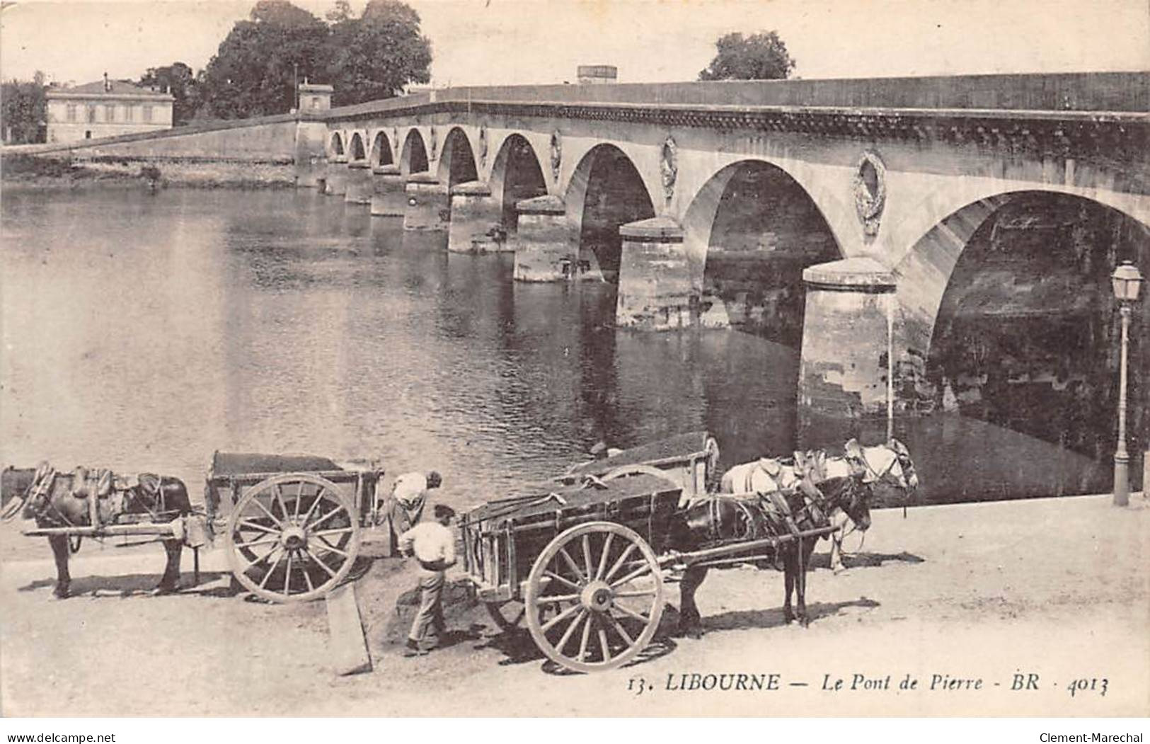LIBOURNE - Le Pont De Pierre - Très Bon état - Libourne