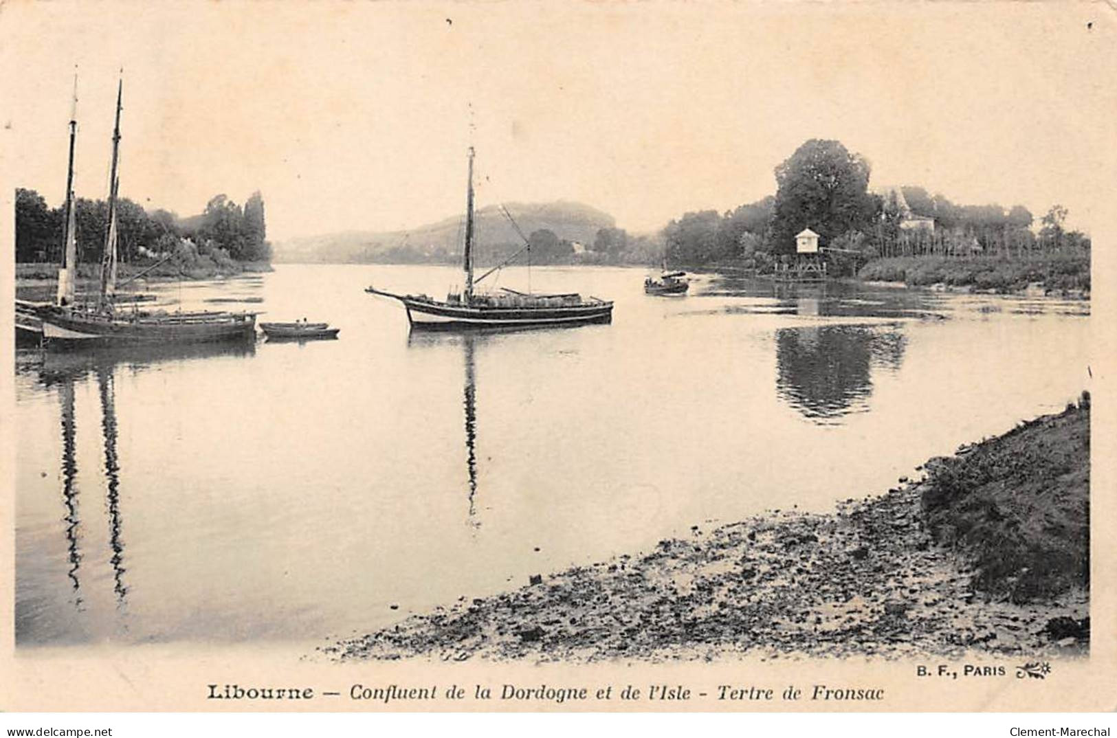 LIBOURNE - Confluent De La Dordogne Et De L'Isle - Tertre De Fronsac - Très Bon état - Libourne