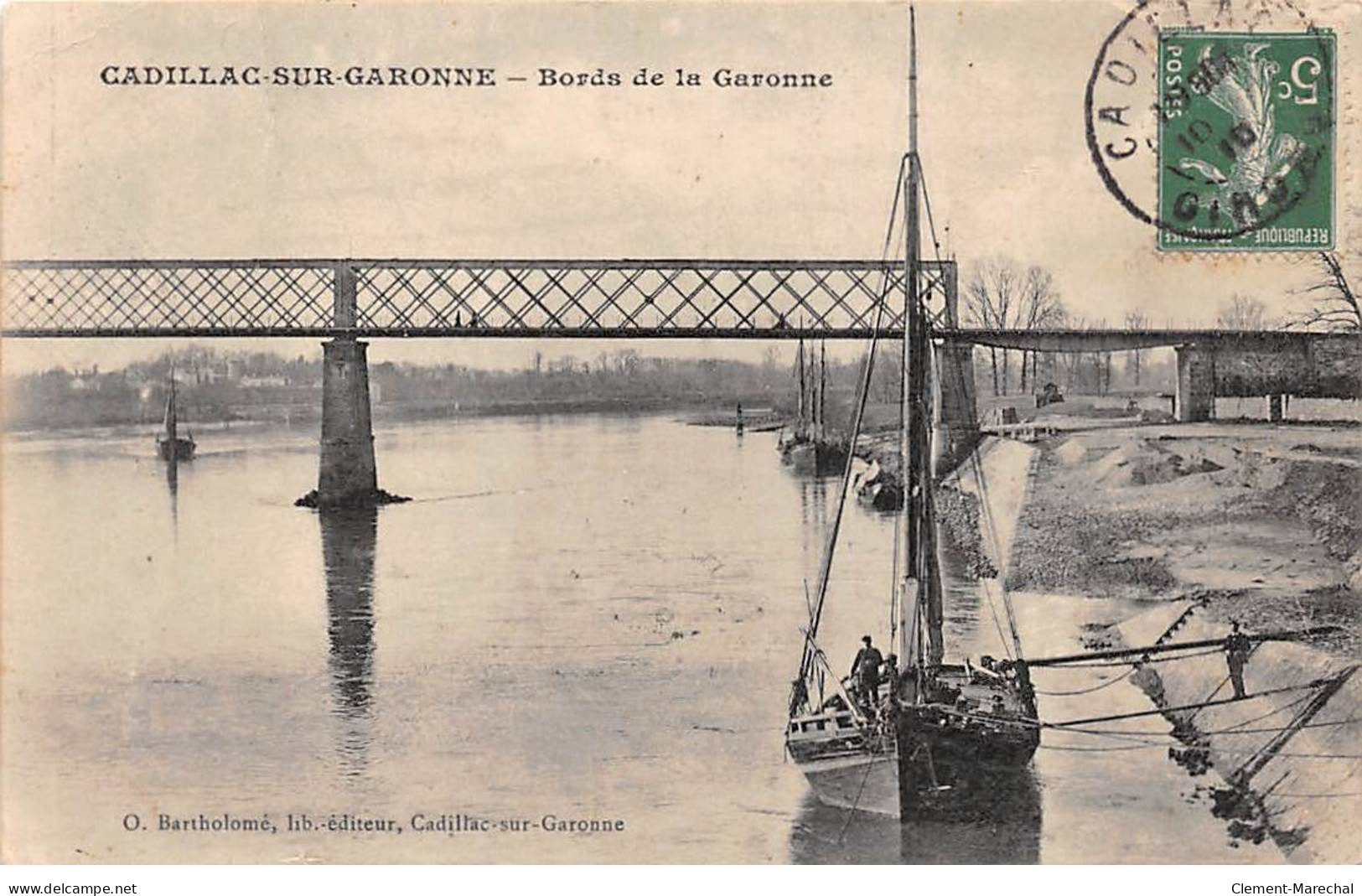 CADILLAC SUR GARONNE - Bords De La Garonne - Très Bon état - Cadillac