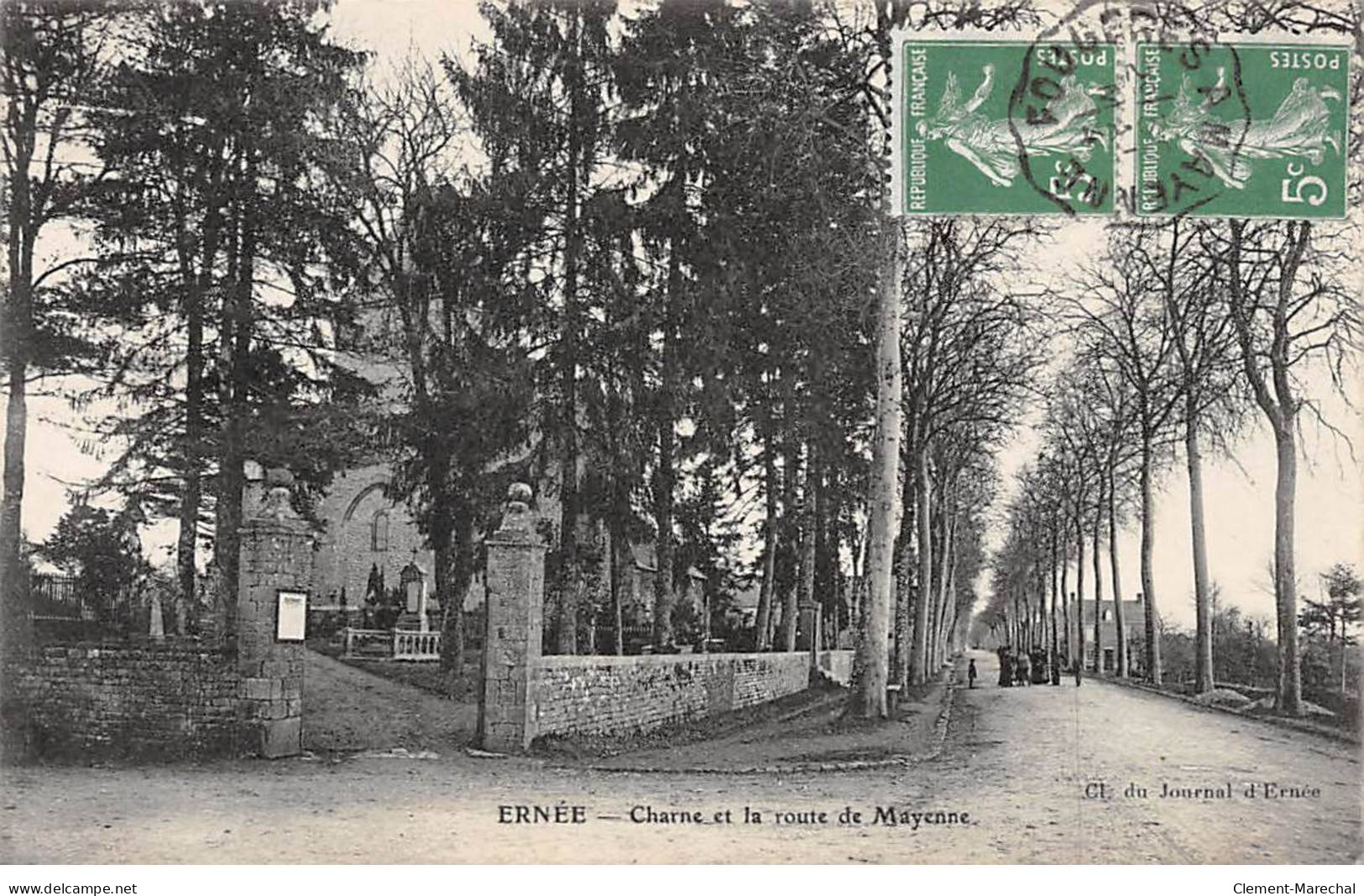 ERNEE - Charne Et La Route De Mayenne - Très Bon état - Ernee