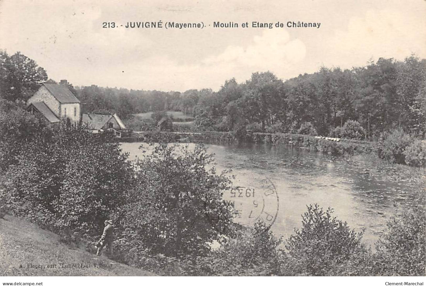 JUVIGNE - Moulin Et Etang De Châtenay - Très Bon état - Other & Unclassified