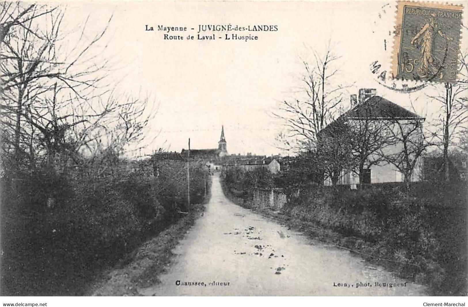 JUVIGNE DES LANDES - Route De Laval - L'Hospice - Très Bon état - Other & Unclassified