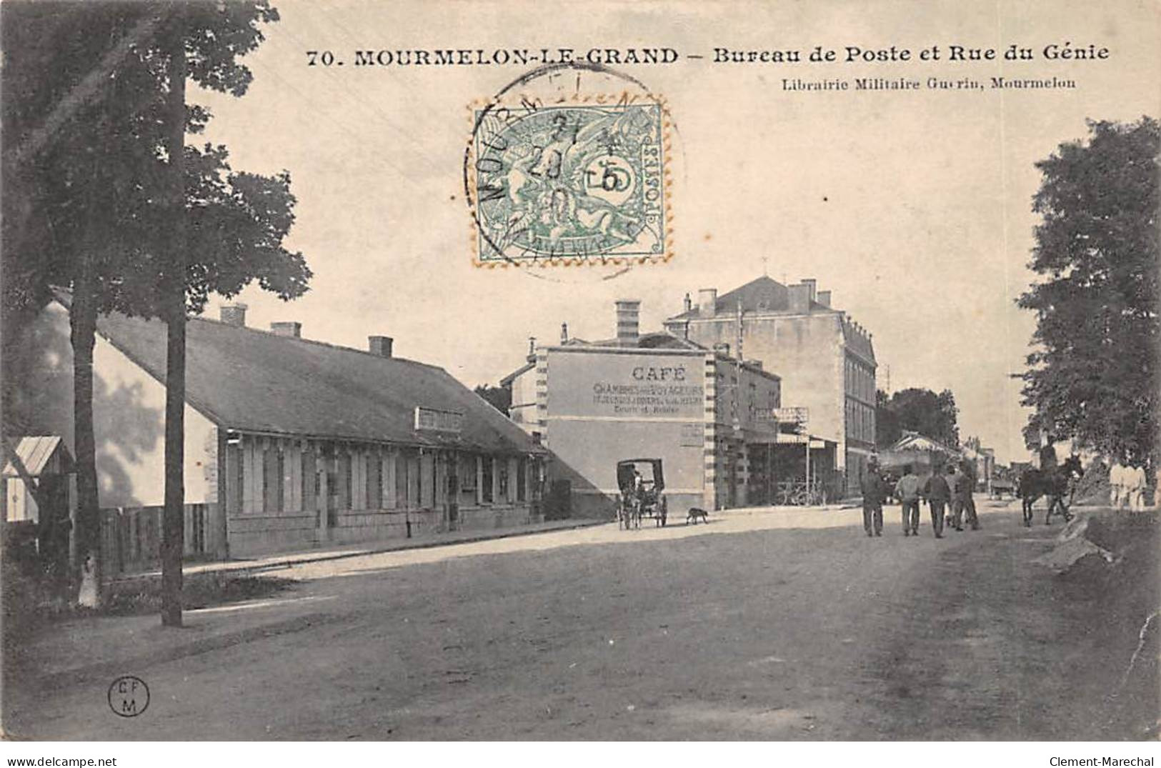 MOURMELON LE GRAND - Bureau De Poste Et Rue Du Génie - Très Bon état - Mourmelon Le Grand