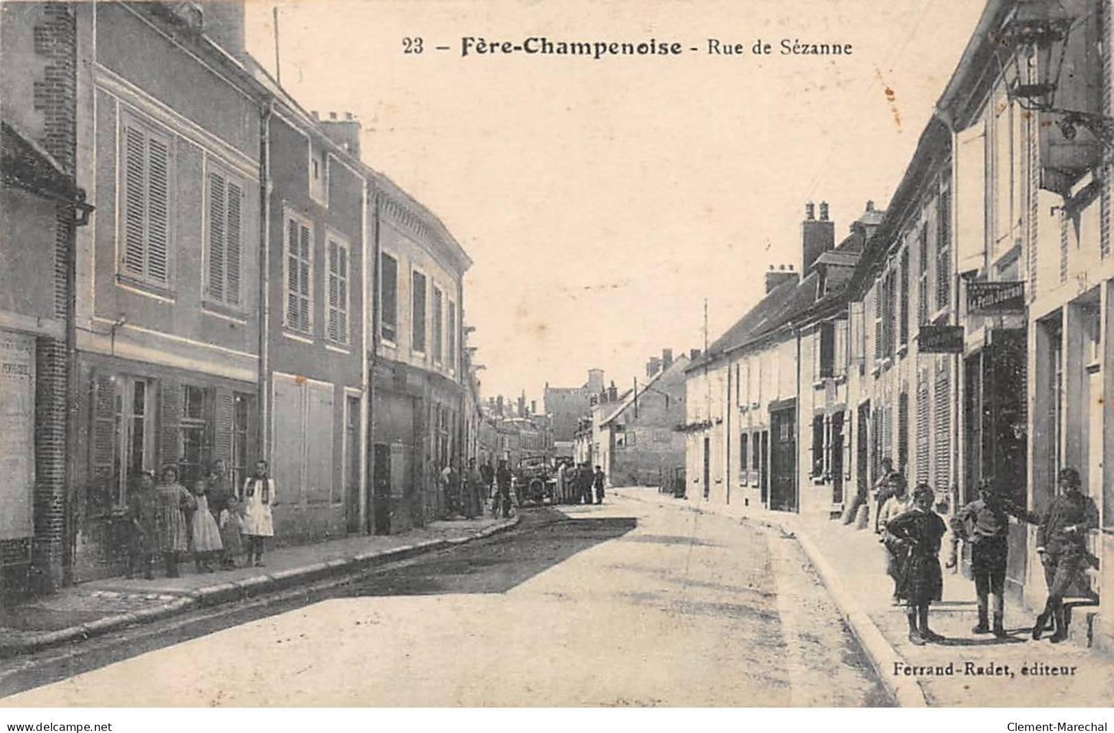 FERE CHAMPENOISE - Rue De Sézanne - Très Bon état - Fère-Champenoise