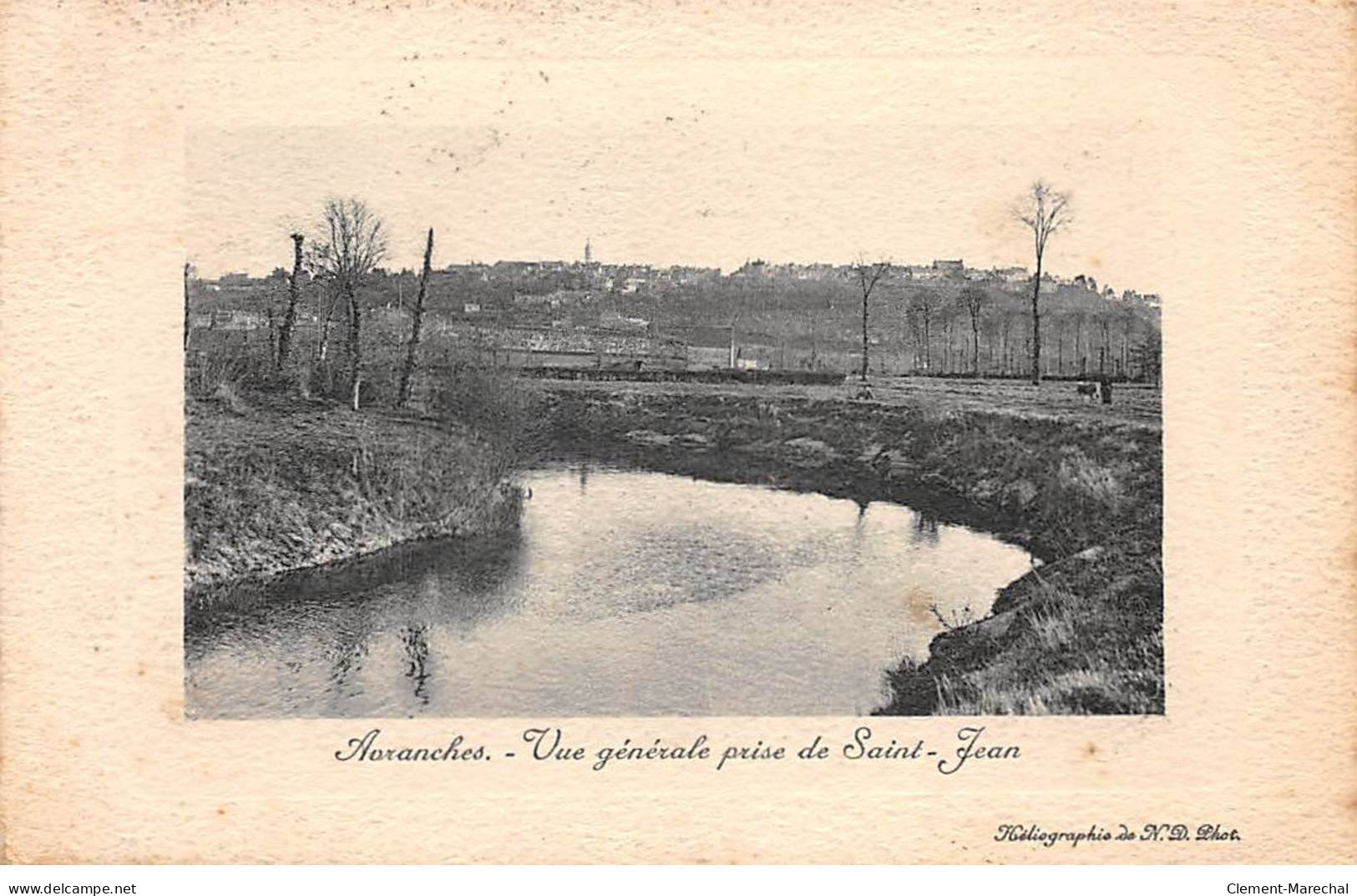 AVRANCHES - Vue Générale Prise De Saint Jean - état - Avranches