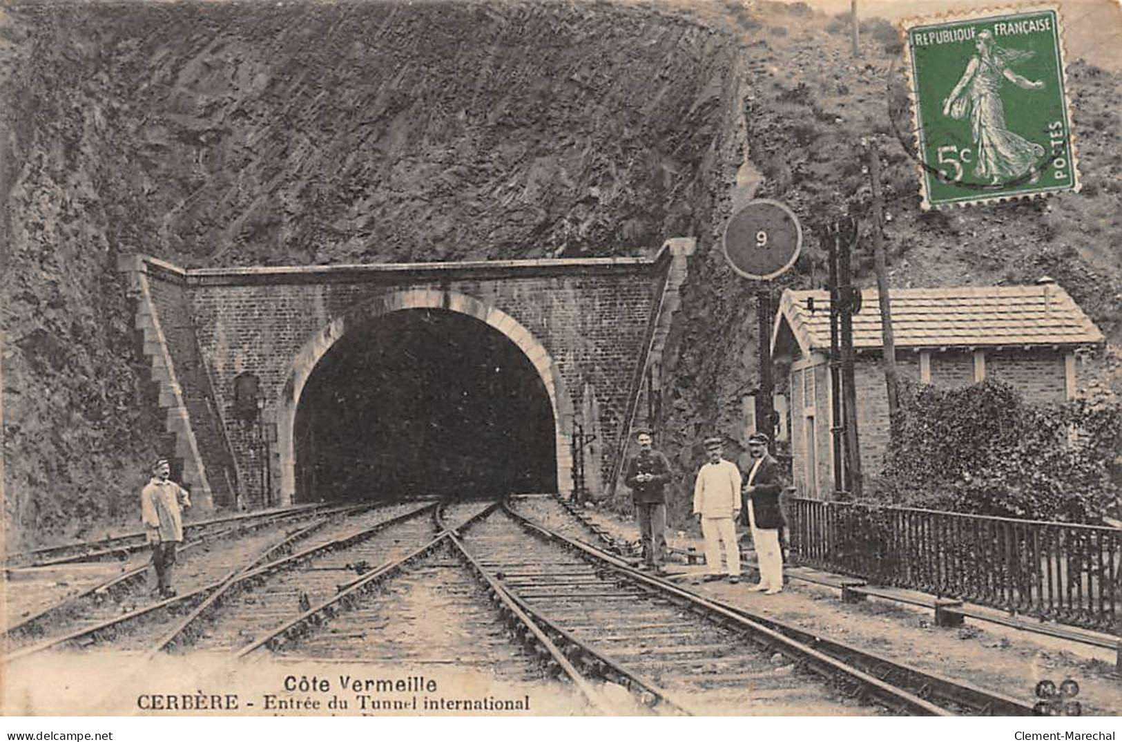 CERBERE - Entrée Du Tunnel International - Très Bon état - Cerbere