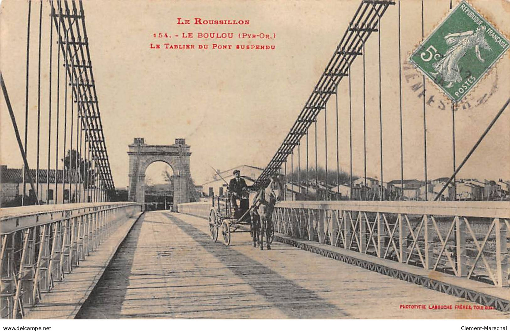 LE BOULOU - Le Tablier Du Pont Suspendu - Très Bon état - Autres & Non Classés