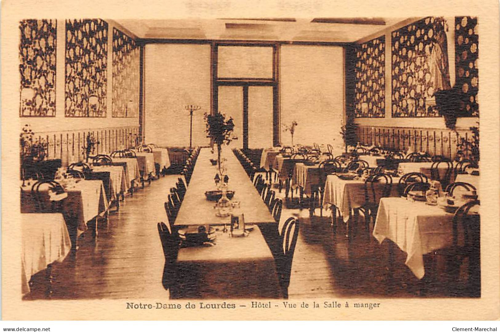 Notre Dame De LOURDES - Hôtel - Vue De La Salle à Manger - Très Bon état - Lourdes