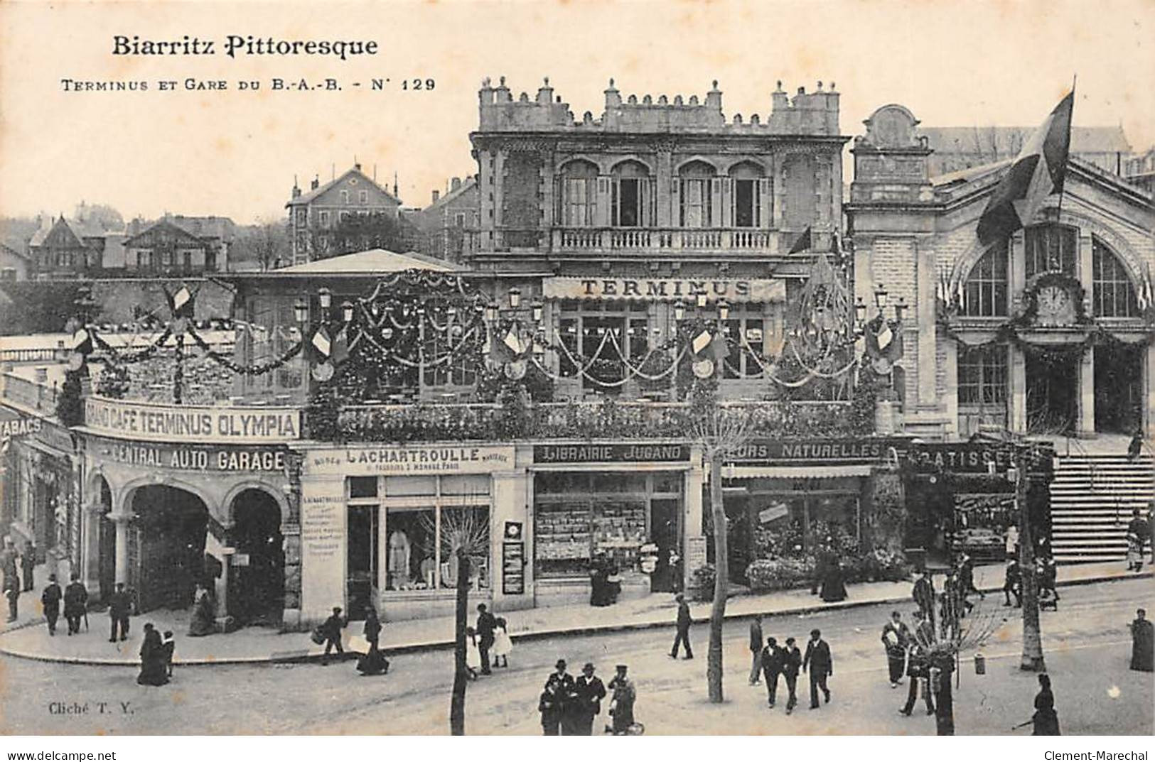 BIARRITZ - Terminus Et Gare Du BAB - Très Bon état - Biarritz