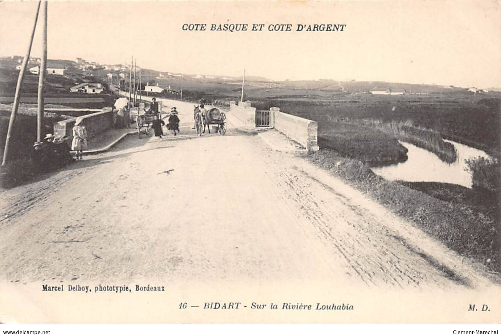 BIDART - Sur La Rivière Louhabia - Très Bon état - Bidart