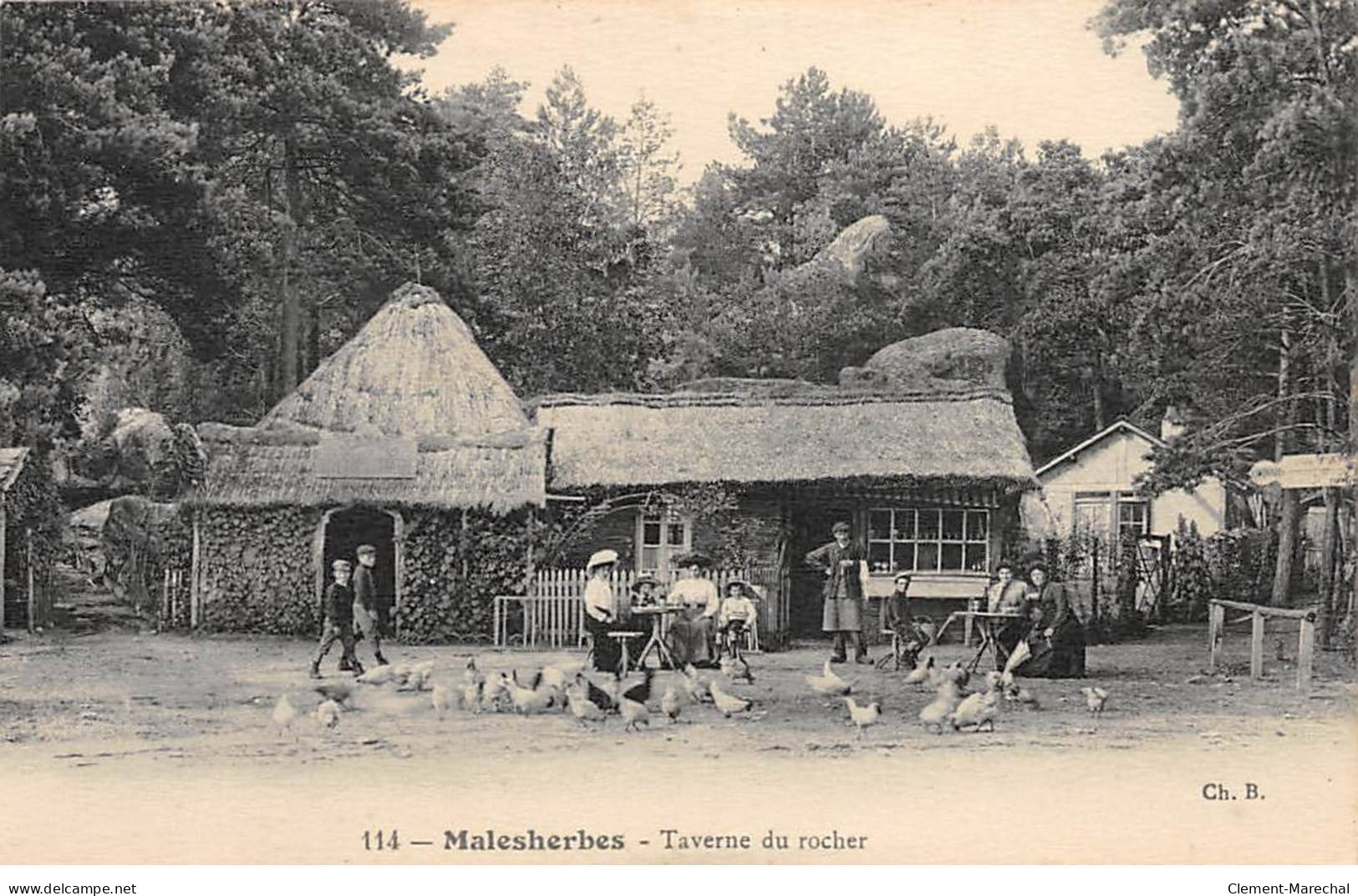 MALESHERBES - Taverne Du Rocher - Très Bon état - Malesherbes