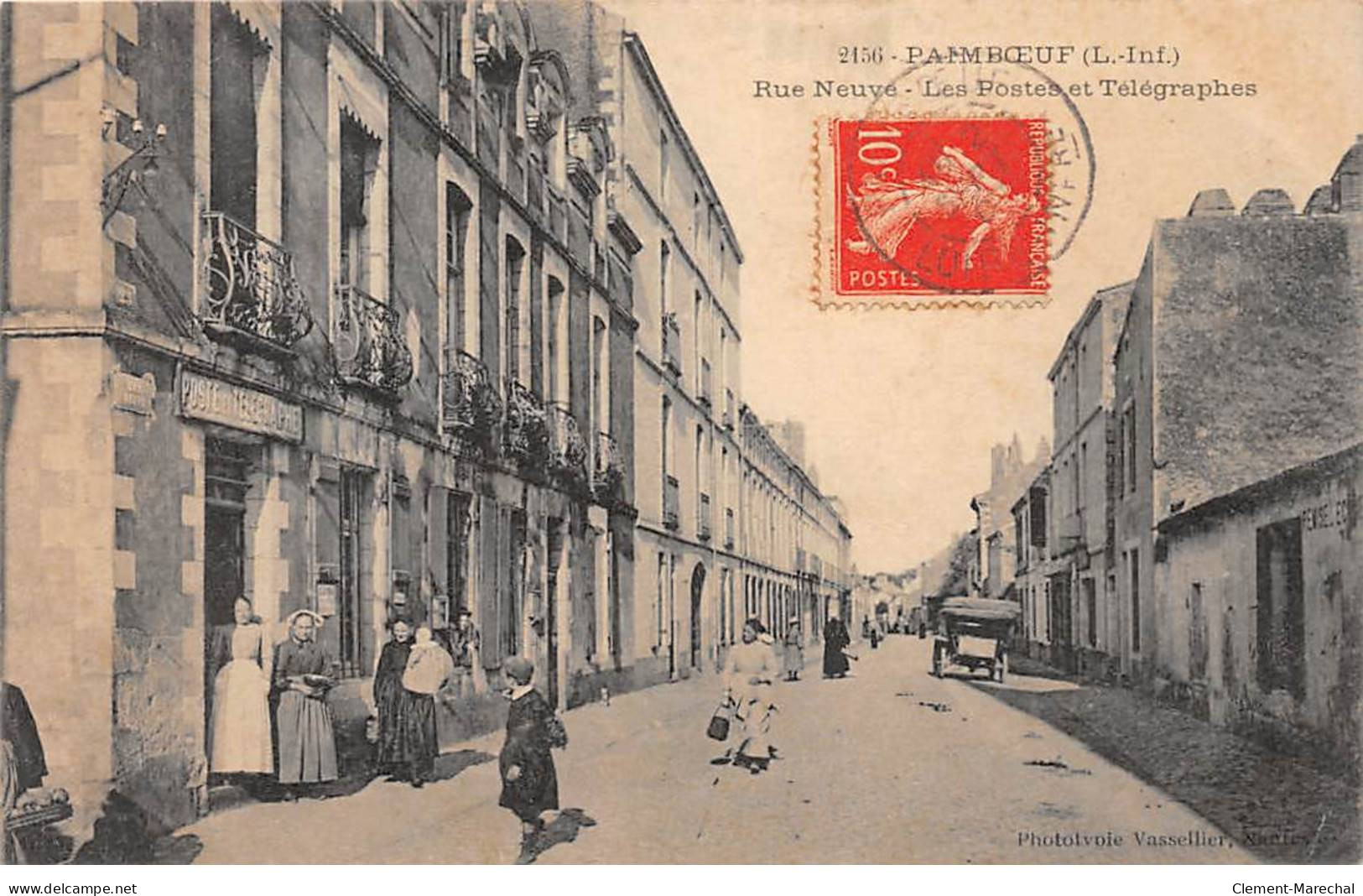PAIMBOEUF - Rue Neuve - Les Postes Et Télégraphes - Très Bon état - Paimboeuf