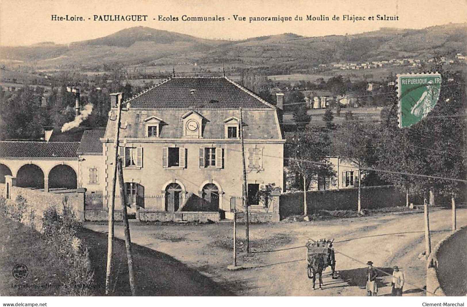 PAULHAGUET - Ecoles Communales - Vue Panoramique Du Moulin De Flajeac Et Salzuit - Très Bon état - Autres & Non Classés
