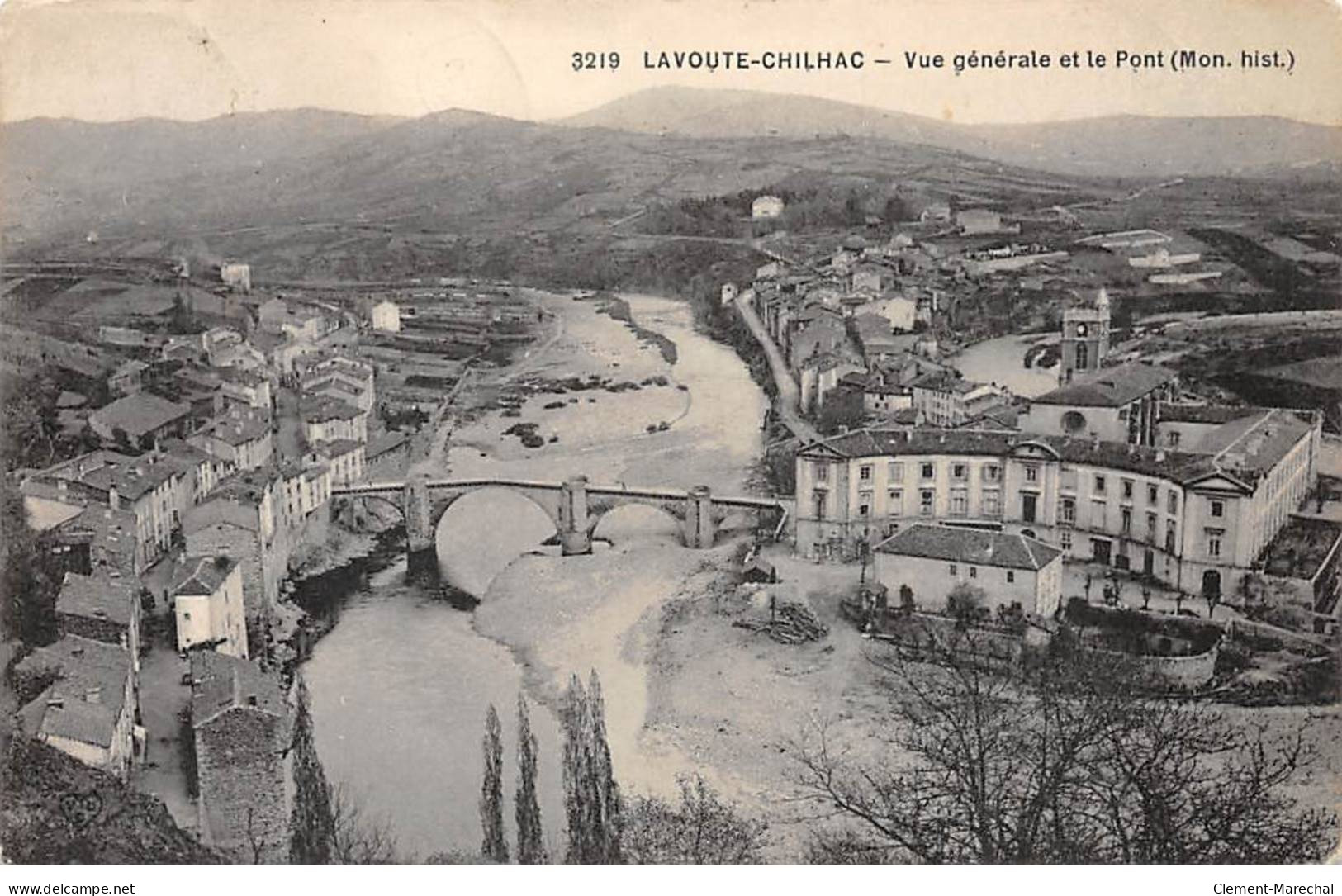 LAVOUTE CHILHAC - Vue Générale Et Le Pont - état - Autres & Non Classés