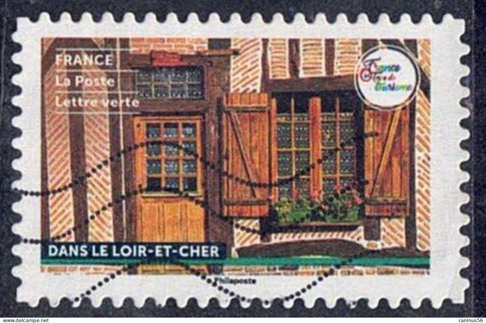 2022 Yt AA 2174 (o)  France Terre De Tourisme - Habitats Typiques Dans Le Loir-et-Cher - Used Stamps
