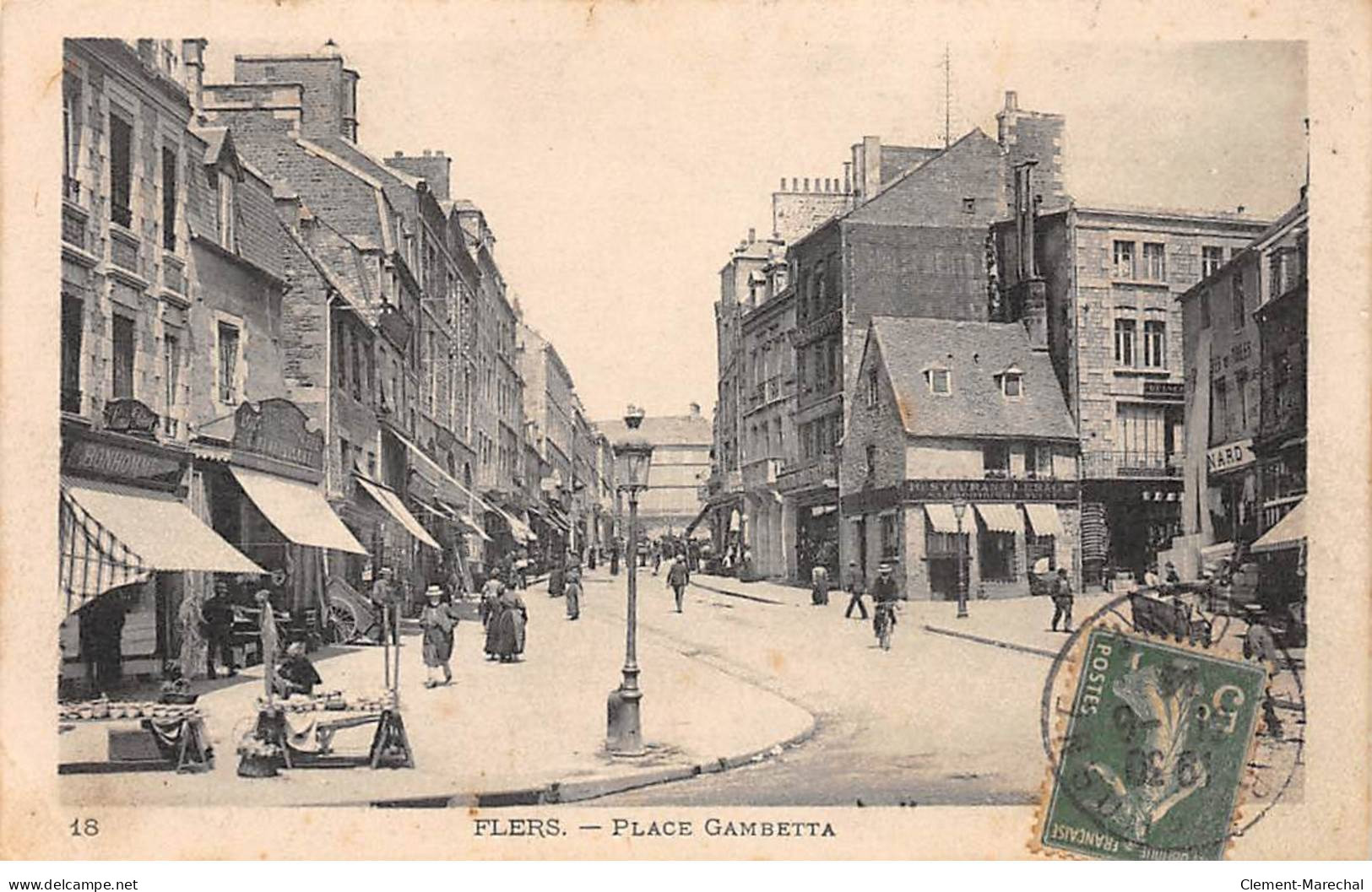 FLERS - Place Gambetta - état - Flers