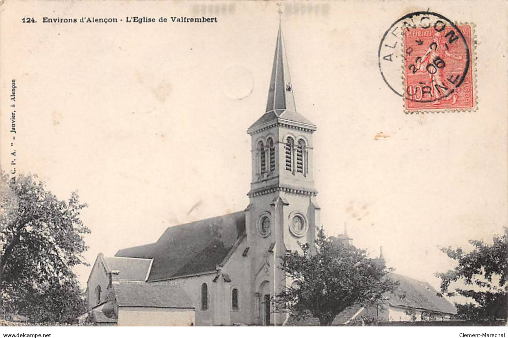 Environs D'Alençon - L'Eglise De VALFREMBERT - Très Bon état - Other & Unclassified