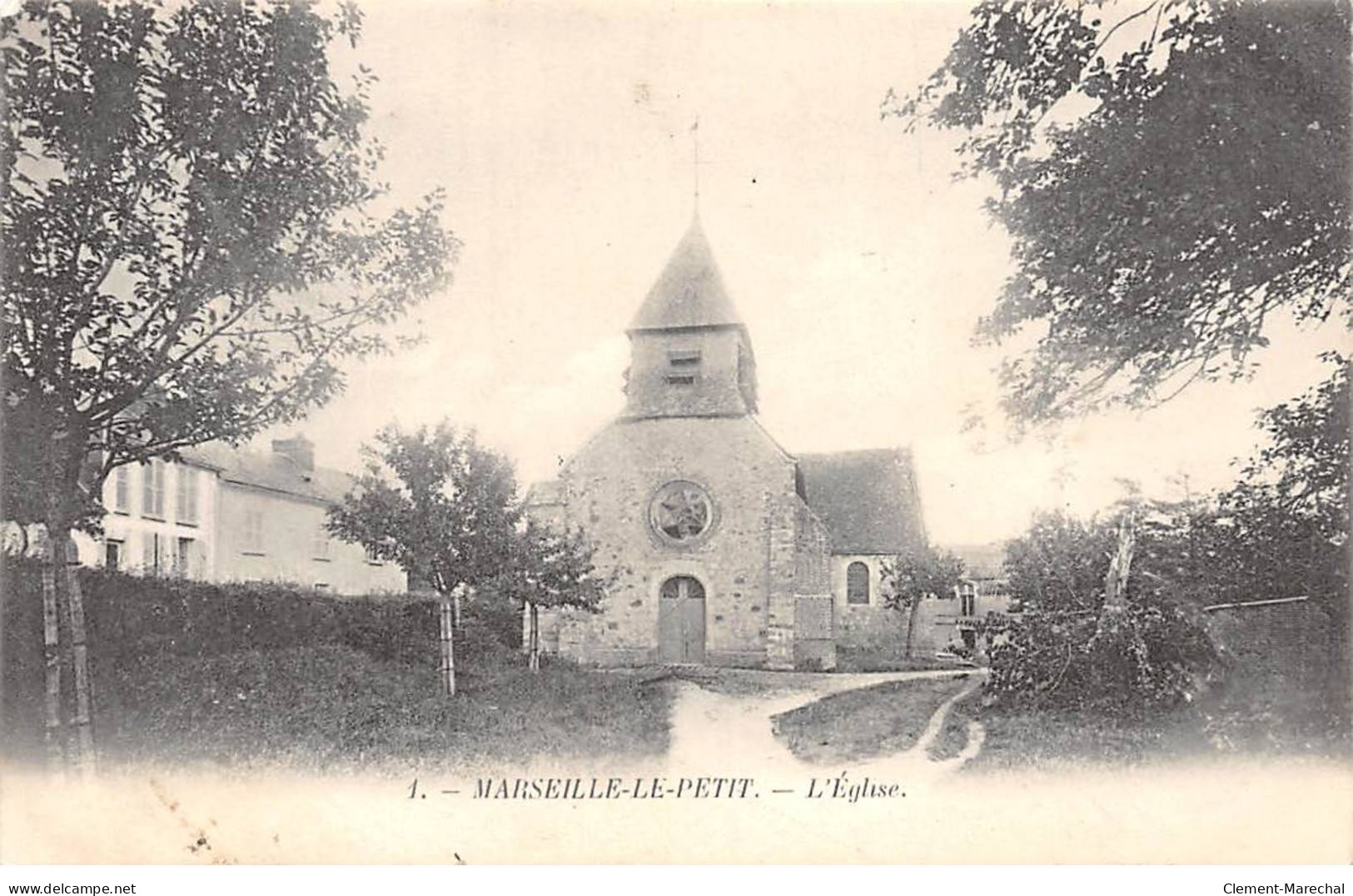 MARSEILLE LE PETIT - L'Eglise - Très Bon état - Marseille-en-Beauvaisis