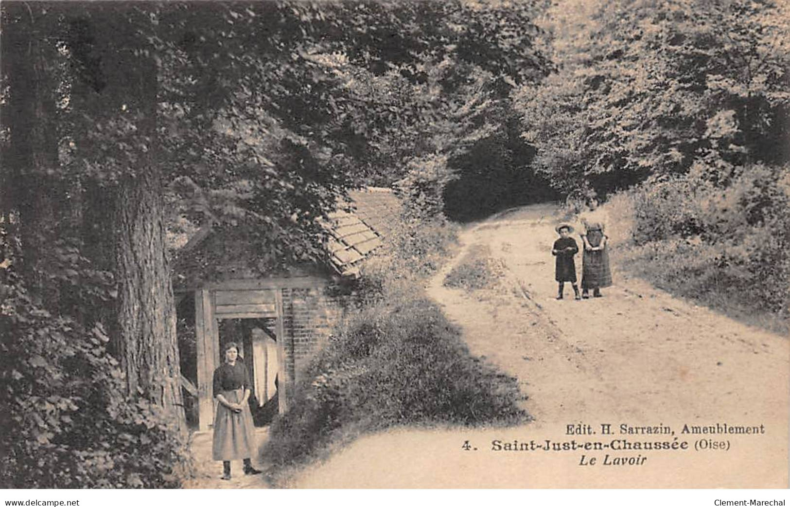 SAINT JUST EN CHAUSSEE - Le Lavoir - Très Bon état - Saint Just En Chaussee