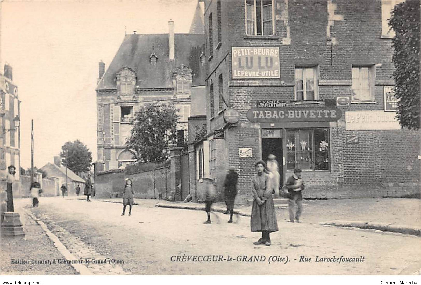CREVECOEUR LE GRAND - Rue Larochefoucault - état - Crevecoeur Le Grand