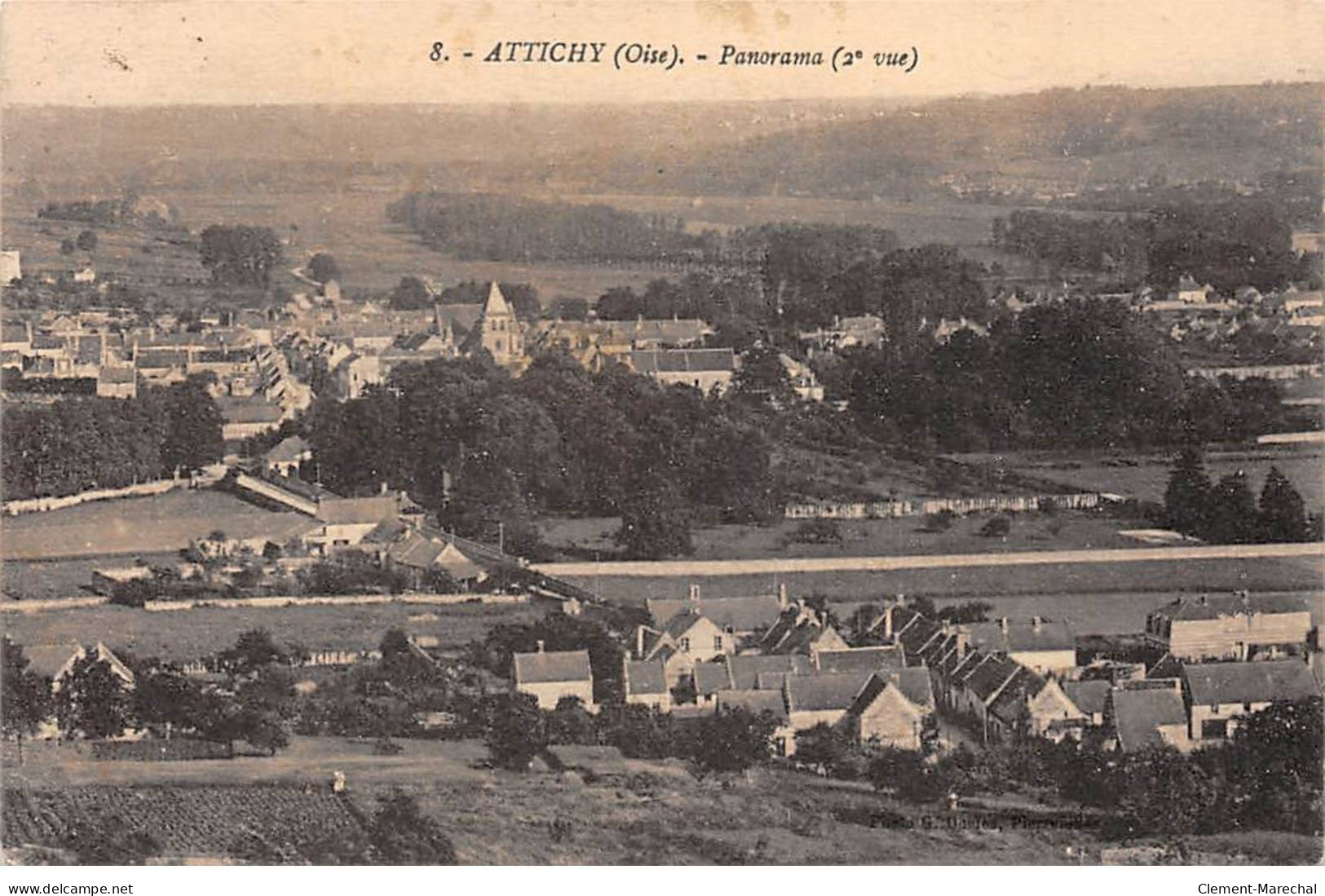 ATTICHY - Panorama - état - Attichy