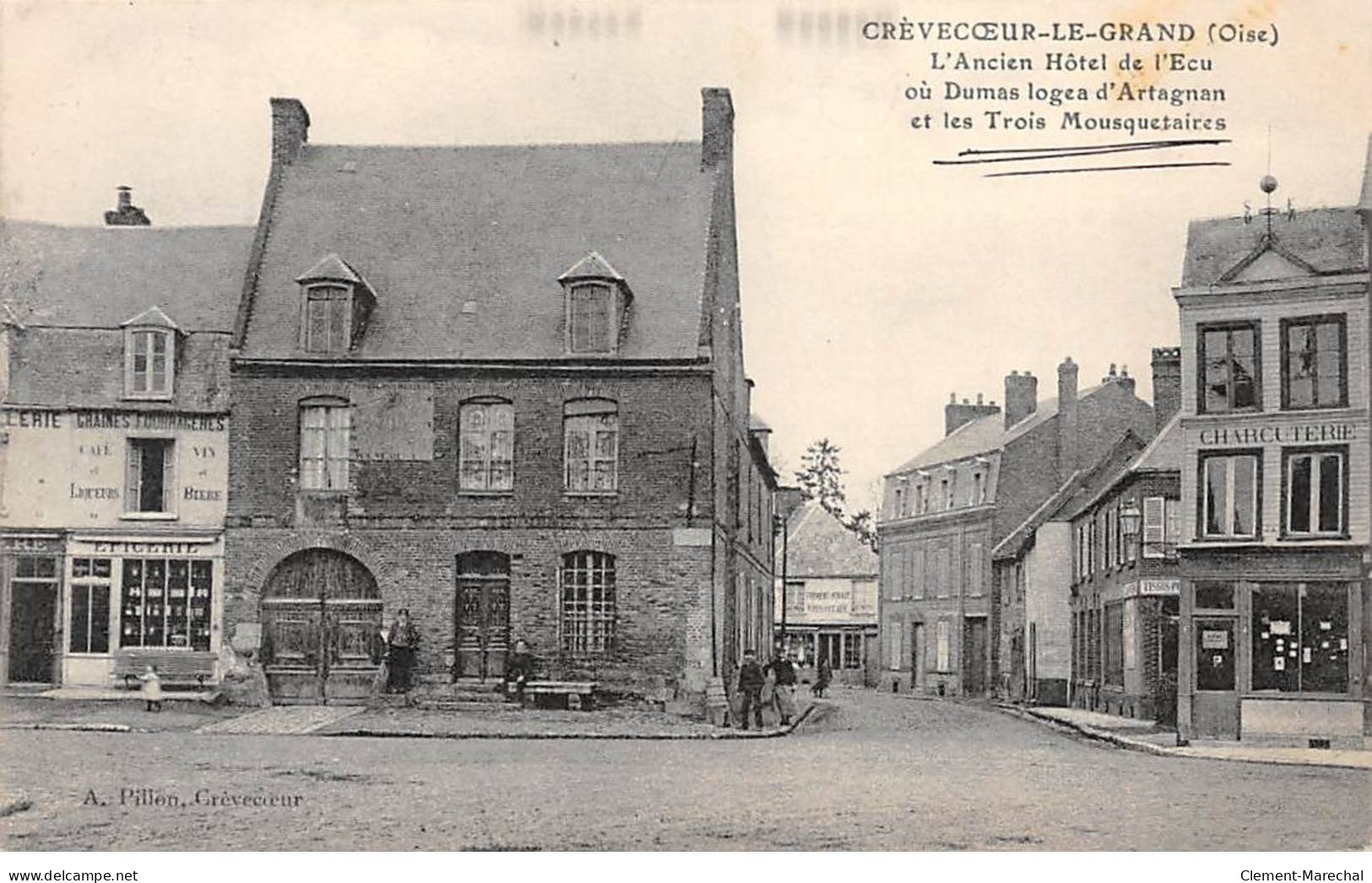 CREVECOEUR LE GRAND - L'Ancien Hôtel De L'Ecu - Très Bon état - Crevecoeur Le Grand