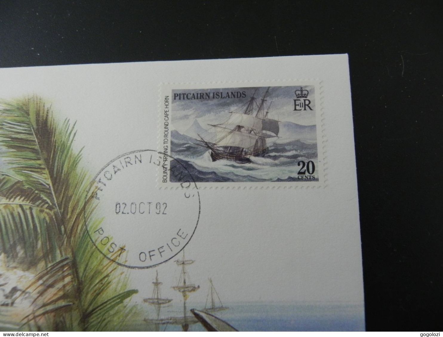Pitcairn Islands 1 Dollar 1990 - Establishment Of Settlement 1790 - Numis Letter 1992 - Pitcairn