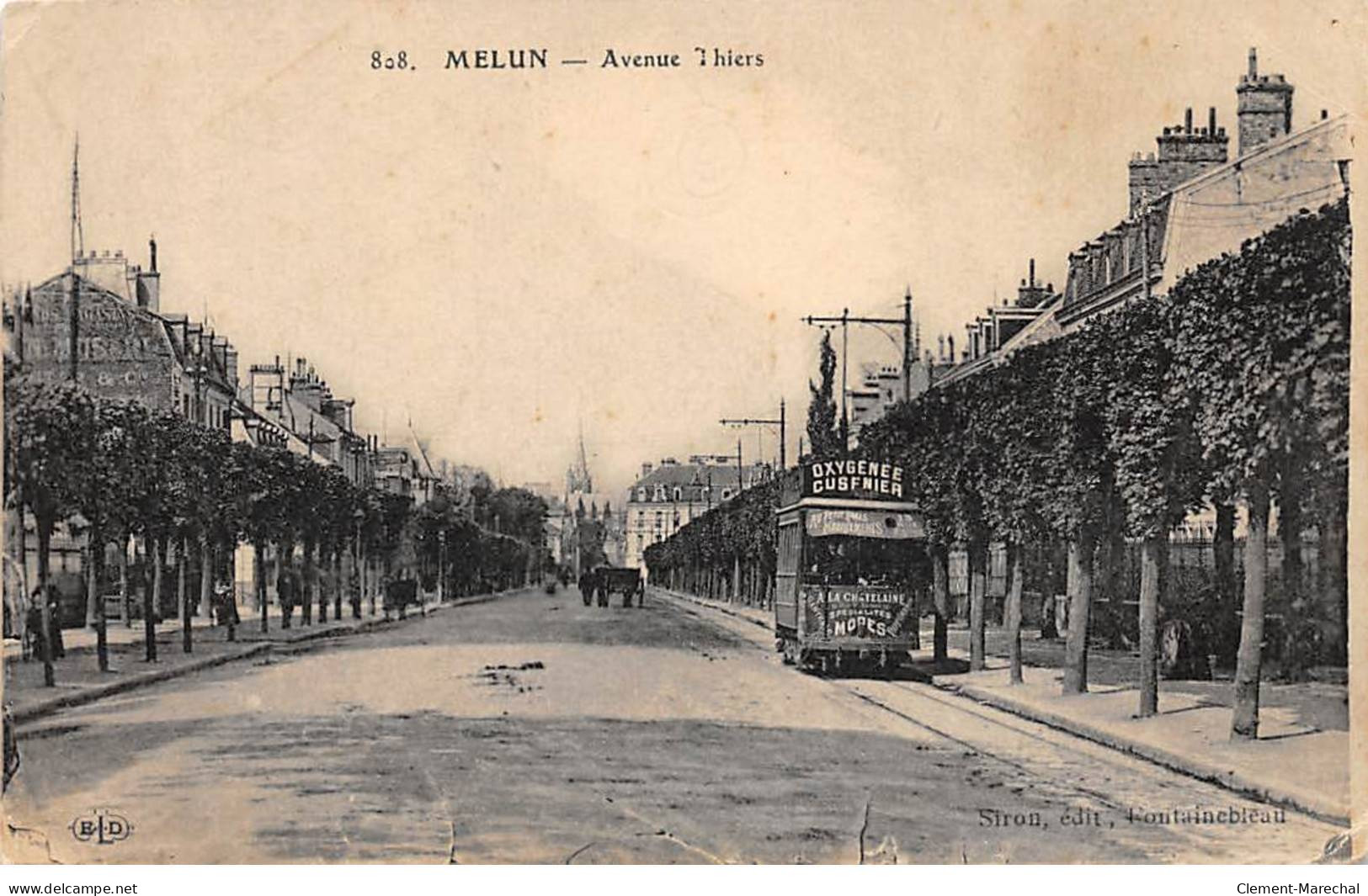 MELUN - Avenue Thiers - état - Melun
