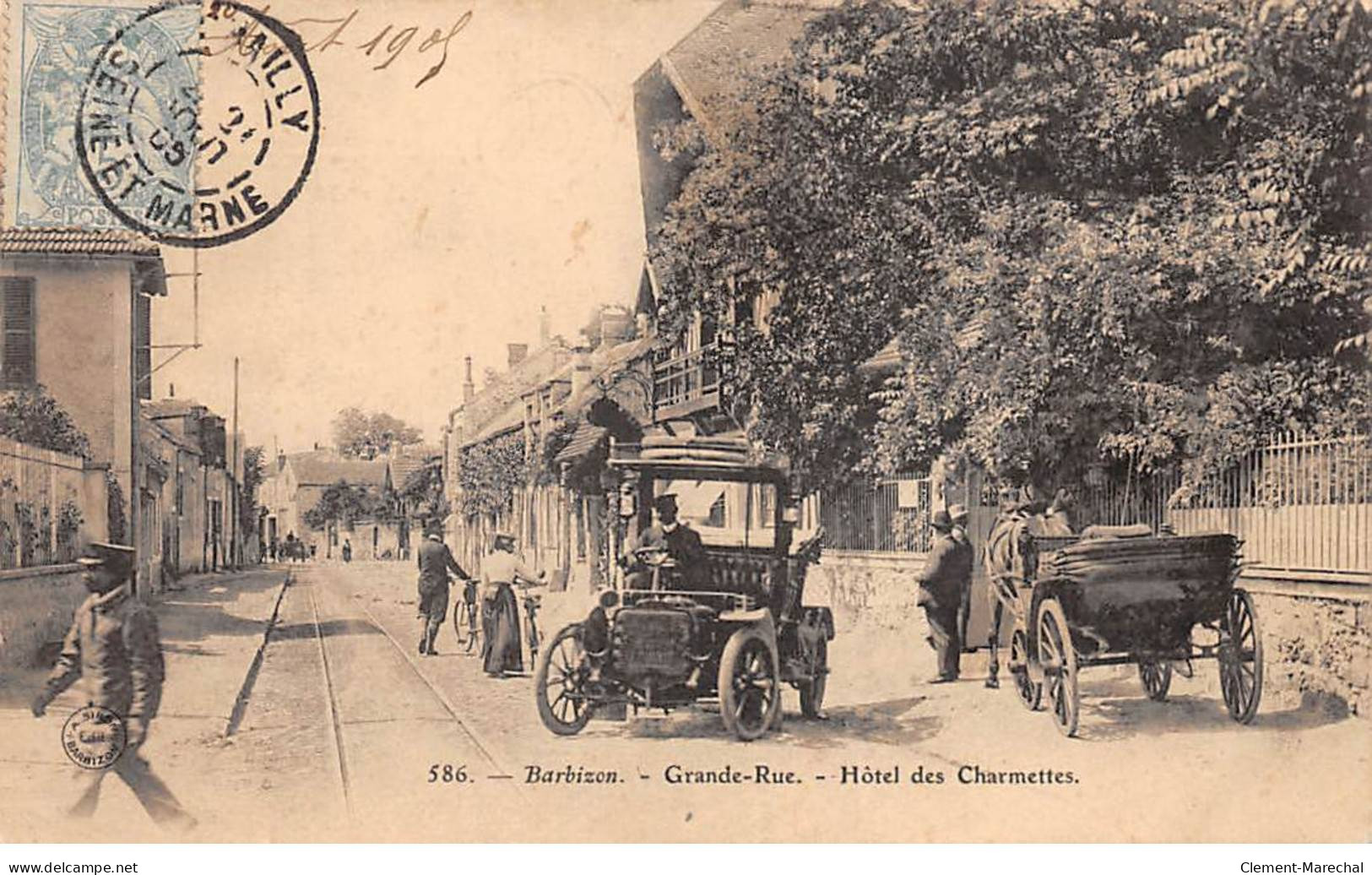 BARBIZON - Grande Rue - Hôtel Des Charmettes - Très Bon état - Barbizon