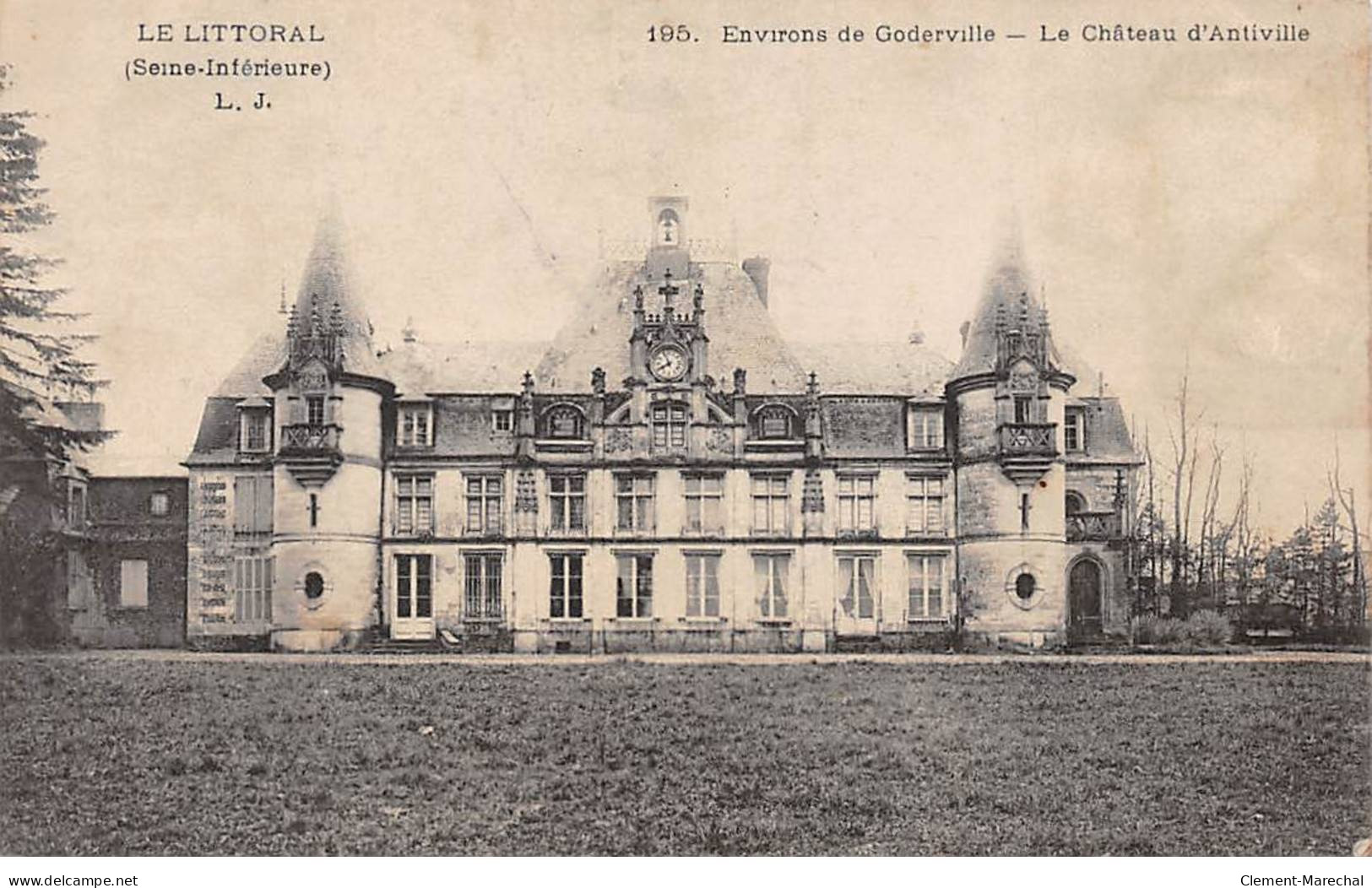 Environs De GODERVILLE - Le Château D'Antiville - Très Bon état - Autres & Non Classés