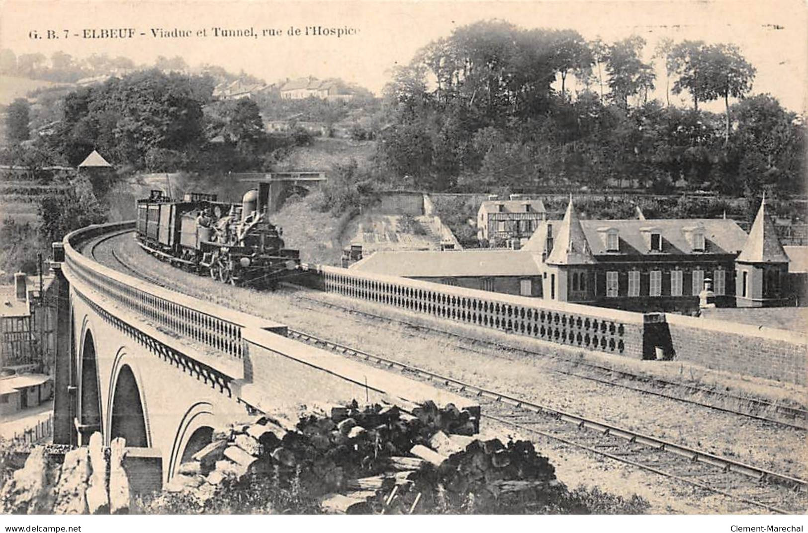 ELBEUF - Viaduc Et Tunnel, Rue De L'Hospice - Très Bon état - Elbeuf