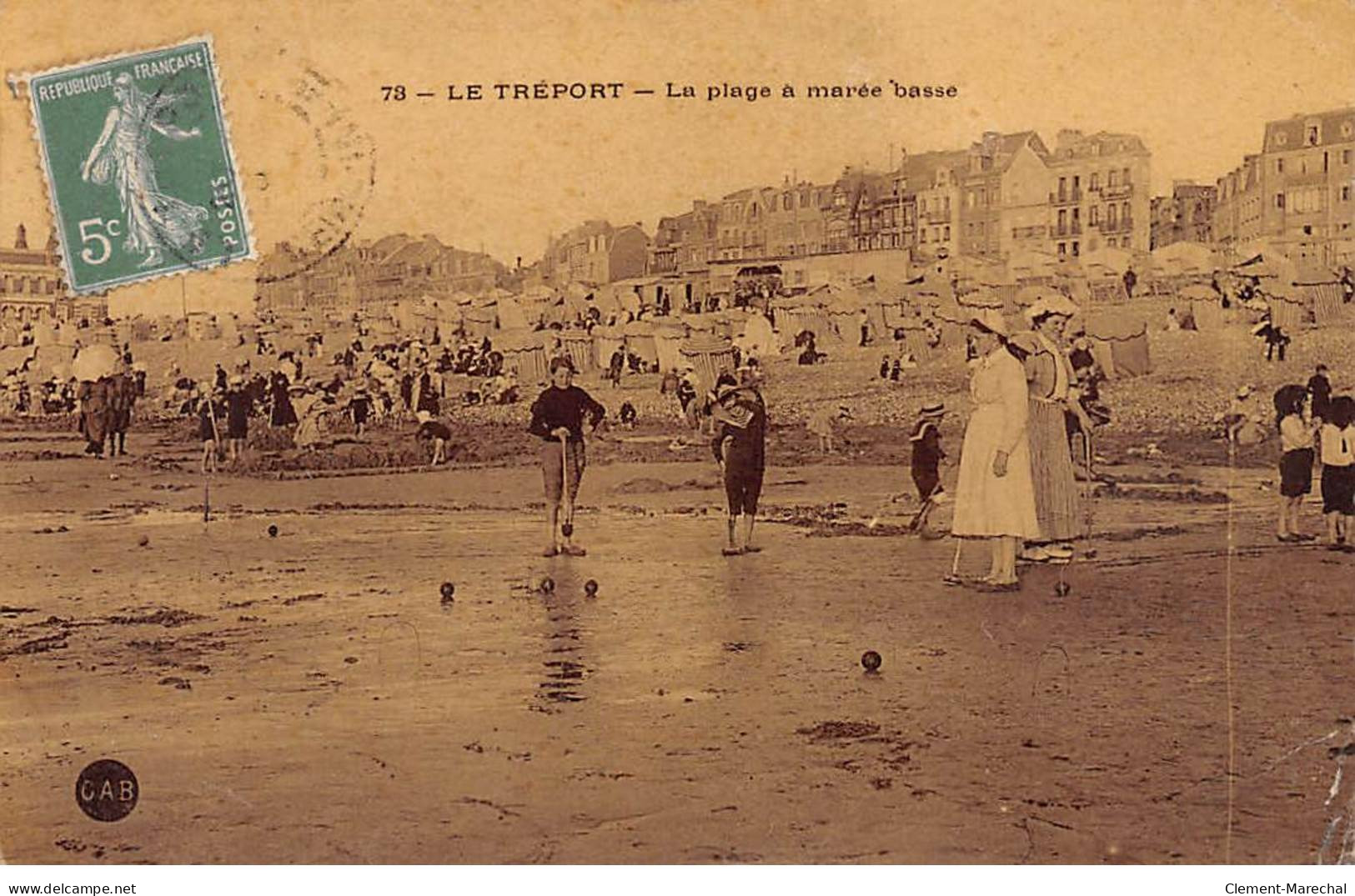 LE TREPORT - La Plage à Marée Basse - Très Bon état - Le Treport