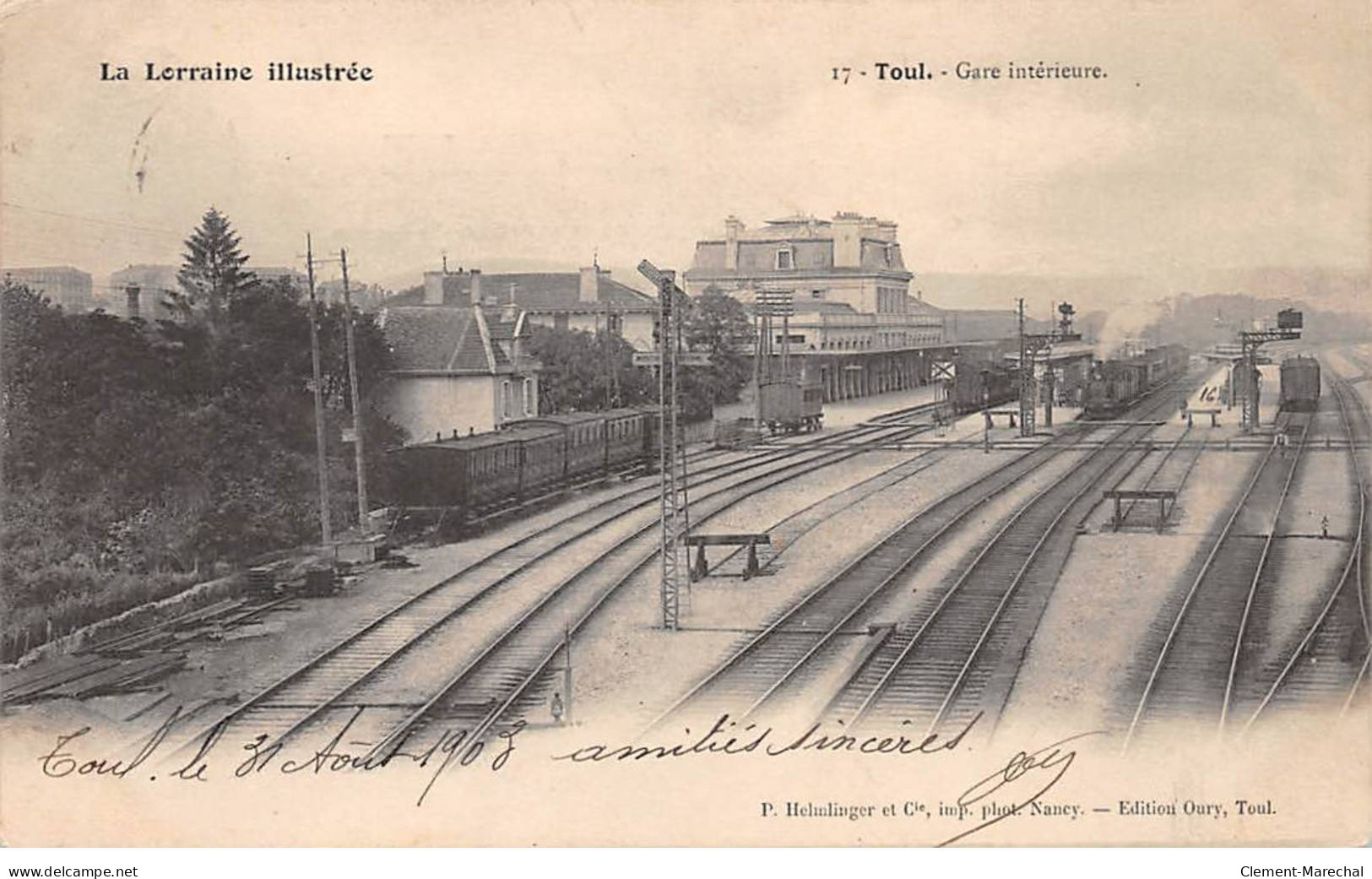 TOUL - Gare Intérieure - Très Bon état - Toul