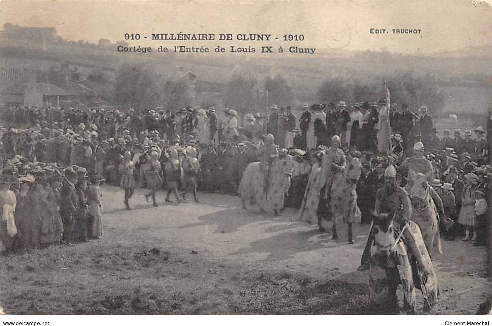 Millénaire De CLUNY - 1910 - Cortège De L'Entrée De Louis IX à CLUNY - Très Bon état - Cluny