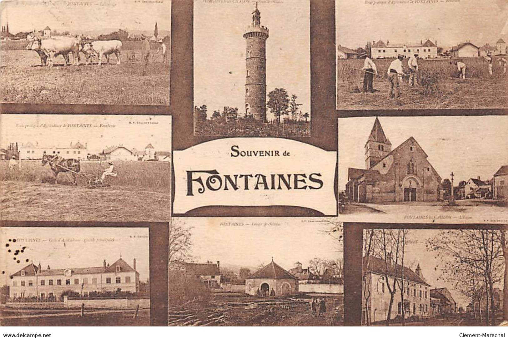 Souvenir De FONTAINES - état - Sonstige & Ohne Zuordnung