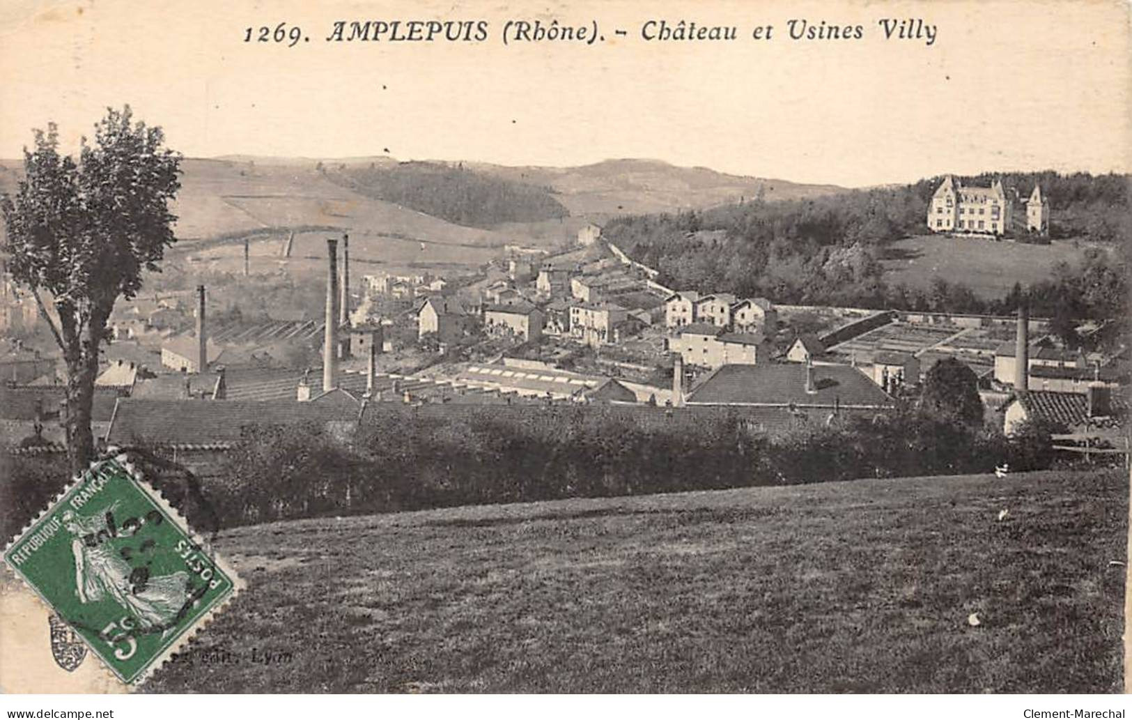 AMPLEPUIS - Château Et Usines Villy - Très Bon état - Amplepuis