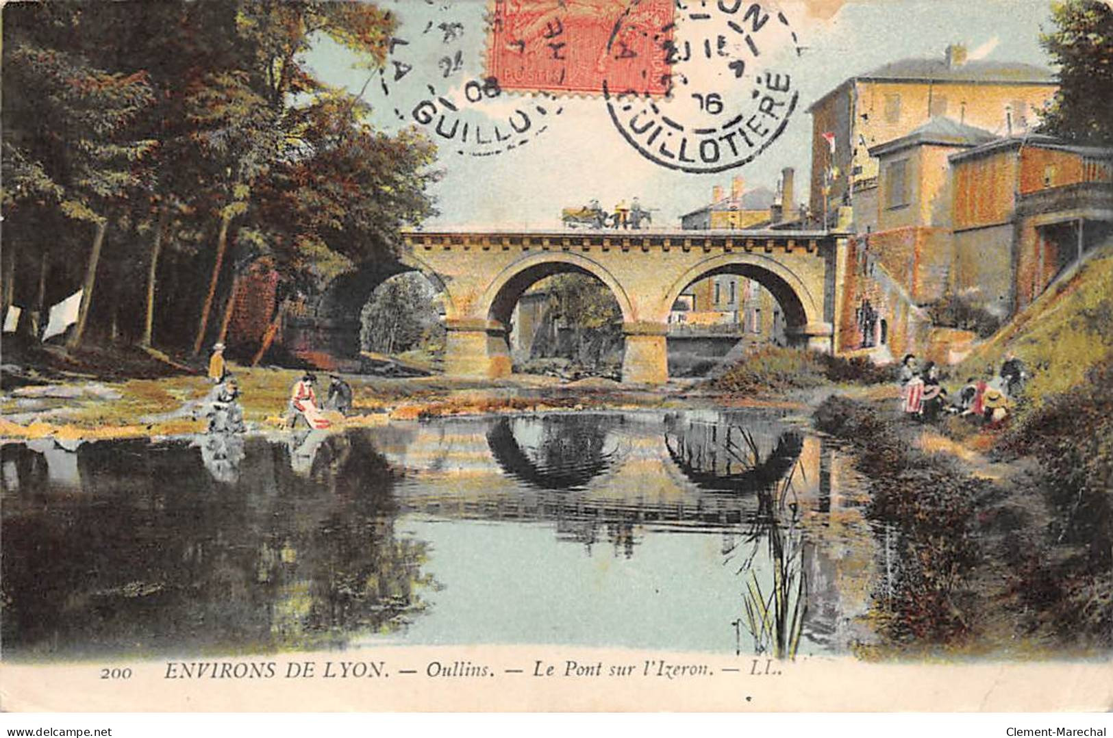 OULLINS - Le Pont Sur L'Izeron - Très Bon état - Oullins