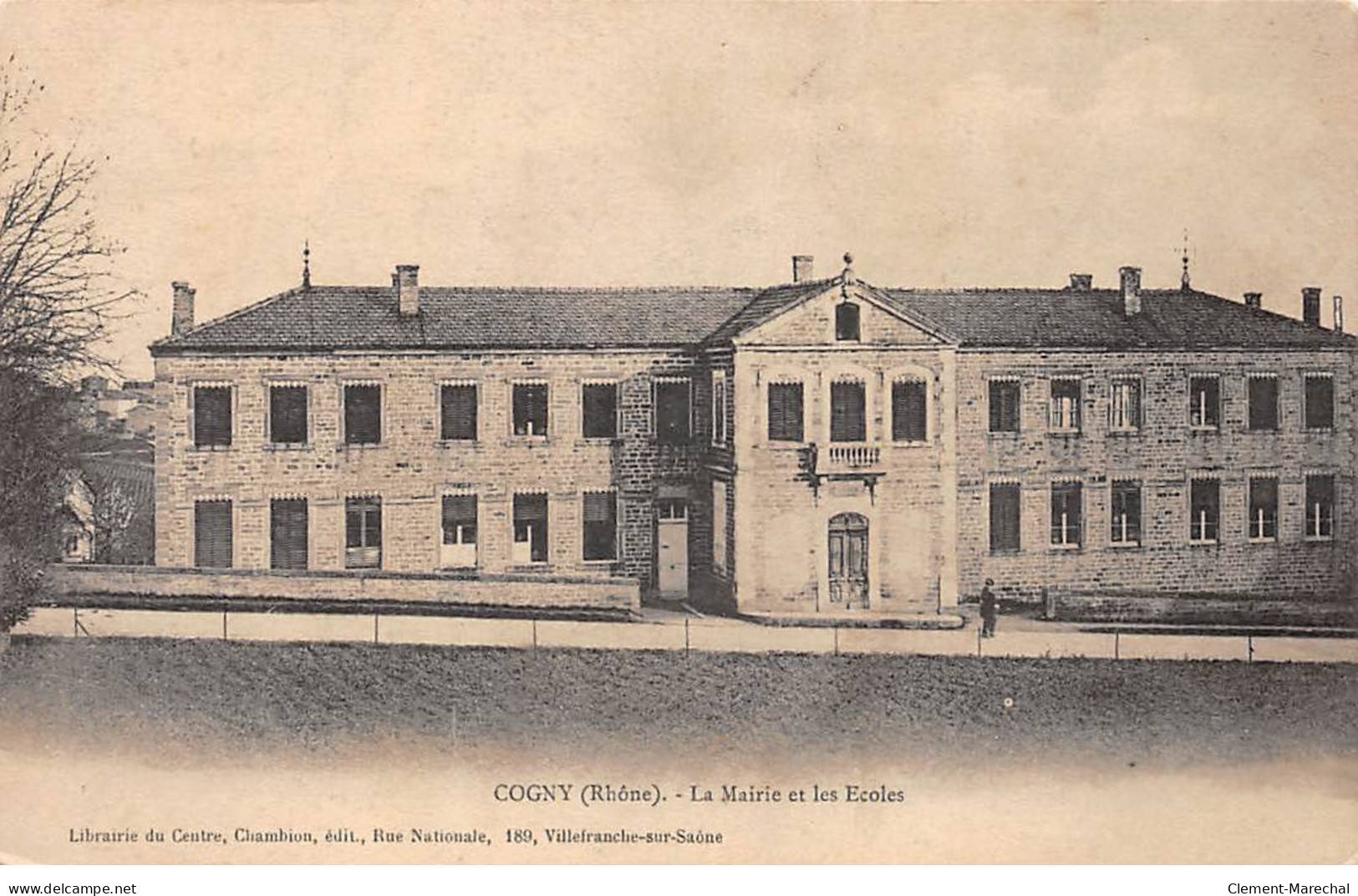COGNY - La Mairie Et Les Ecoles - Très Bon état - Other & Unclassified