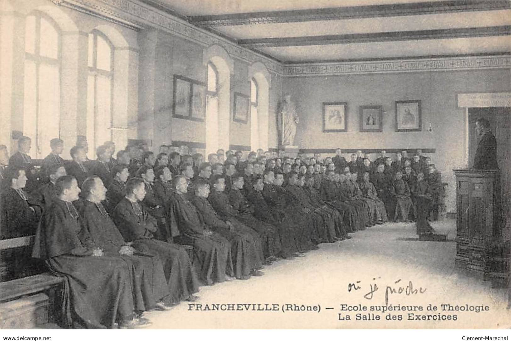 FRANCHEVILLE - Ecole Supérieure De Théologie - La Salle Des Exercices - Très Bon état - Autres & Non Classés