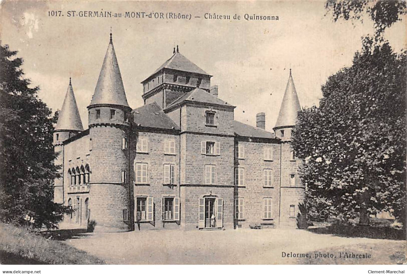 SAINT GERMAIN AU MONT D'OR - Château De Quinsonna - Très Bon état - Autres & Non Classés