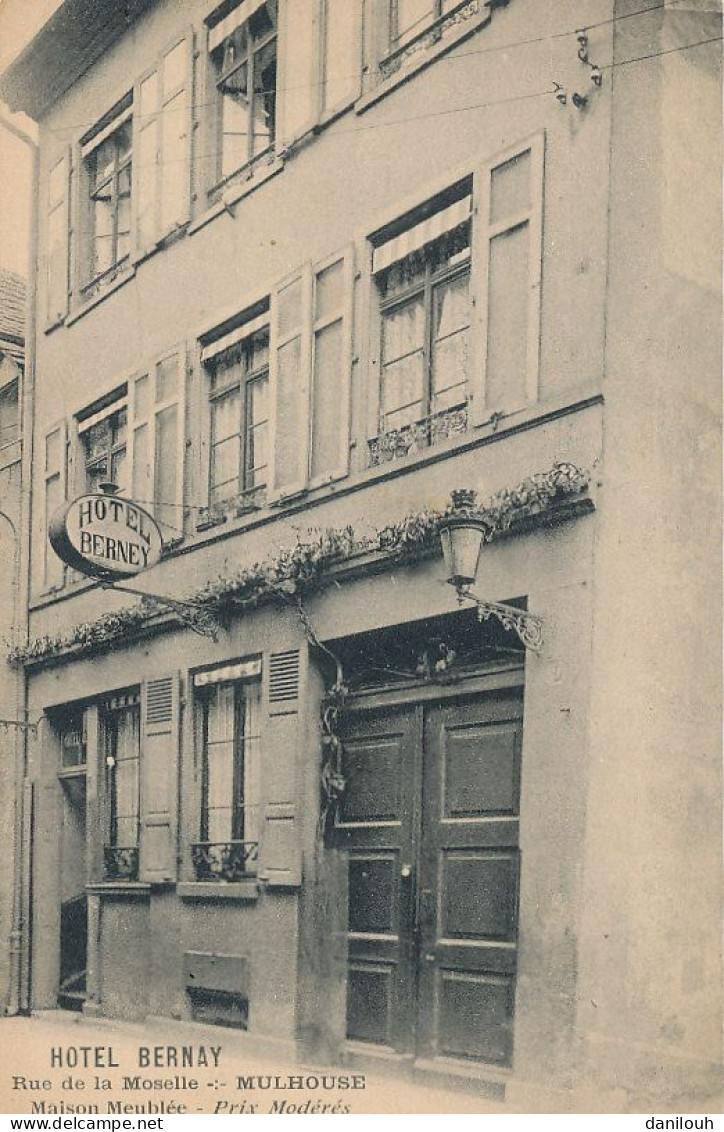 68 // MULHOUSE   HOTEL BERNAY  RUE DE LA Moselle - Maison Meublée - Mulhouse