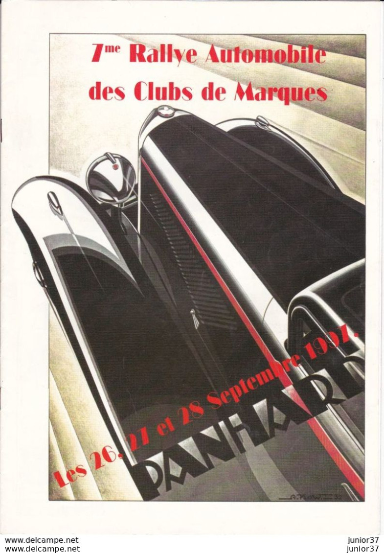 7 éme Rallye Automobile Des Clubs De Marques,Panhard, Bugatti,Delage, Delahaye Facel, Hispano, Hotchkiss, Salmson,Talbot - Unclassified