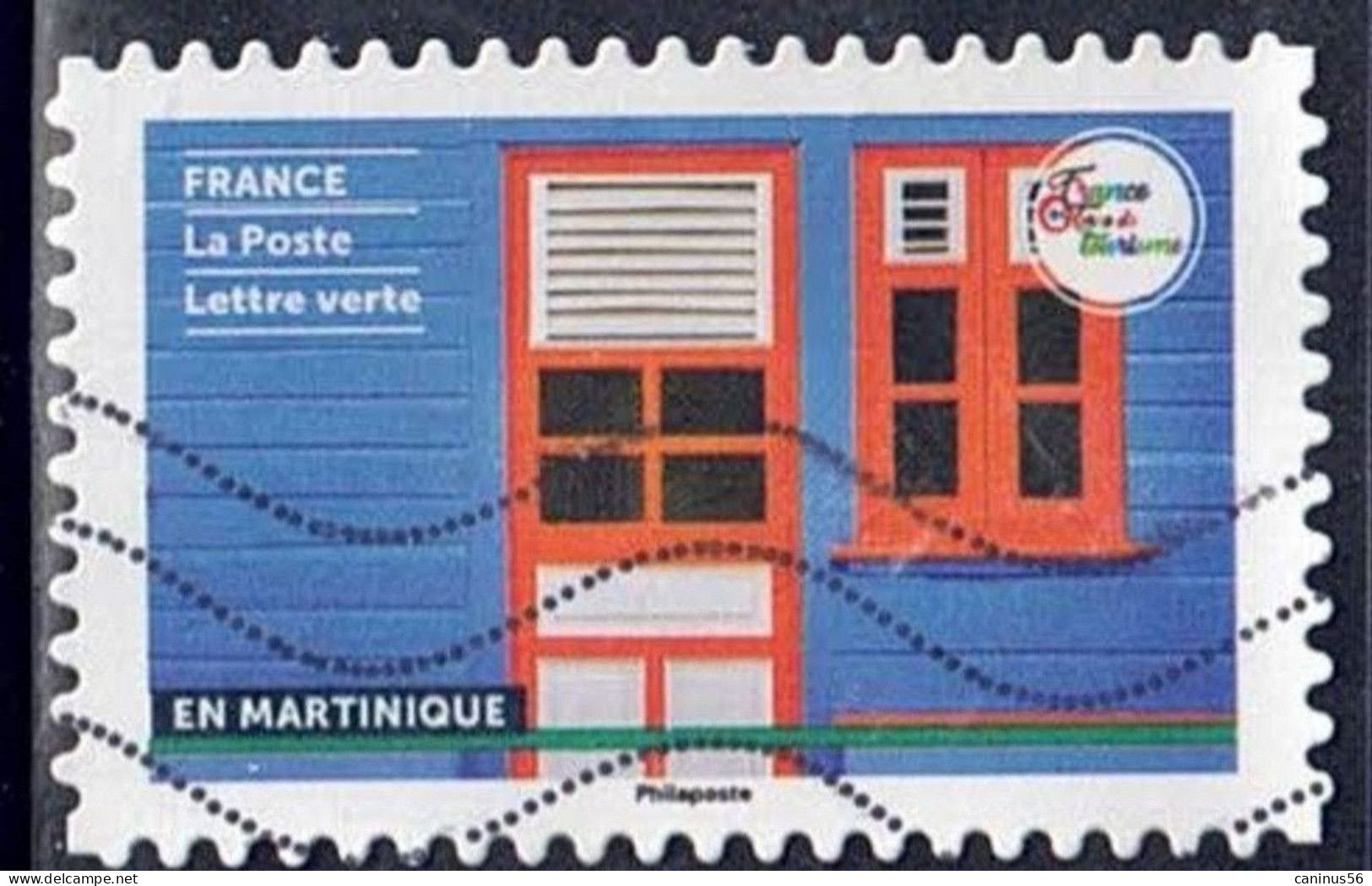 2022 Yt AA 2173 (o) France Terre De Tourisme - Habitats Typiques En Martinique - Used Stamps