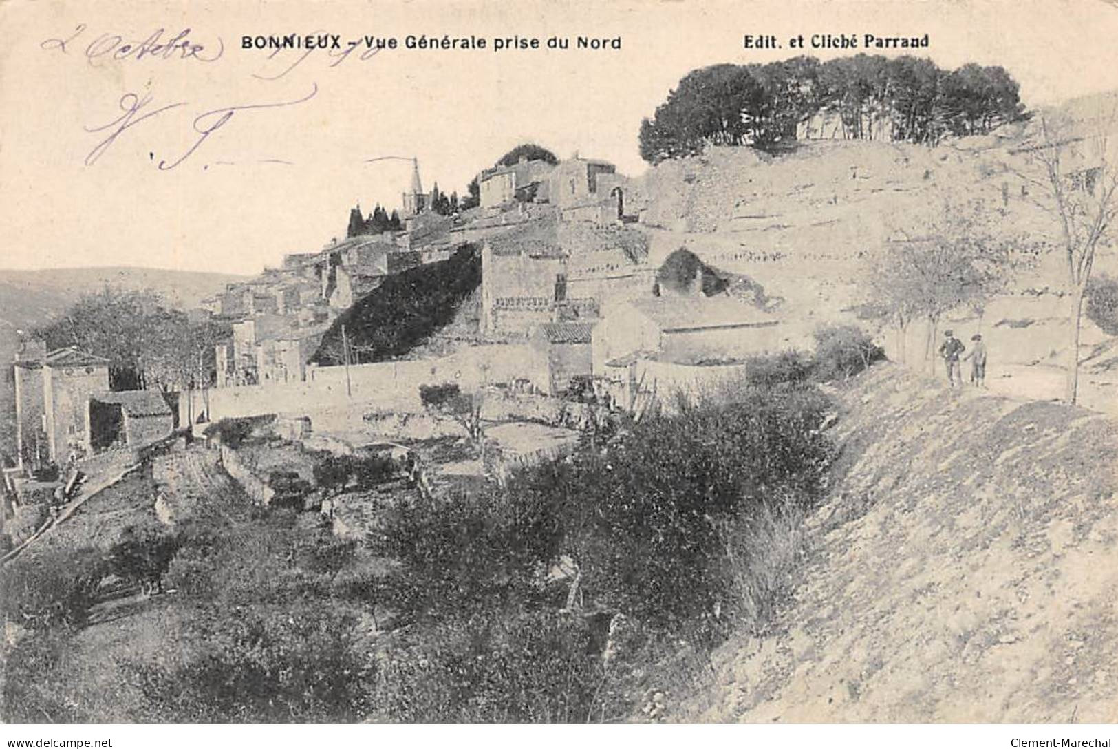 BONNIEUX - Vue Générale Prise Du Nord - Très Bon état - Bonnieux